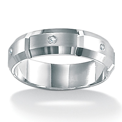 Men's 10k/Diamond Wedding Band