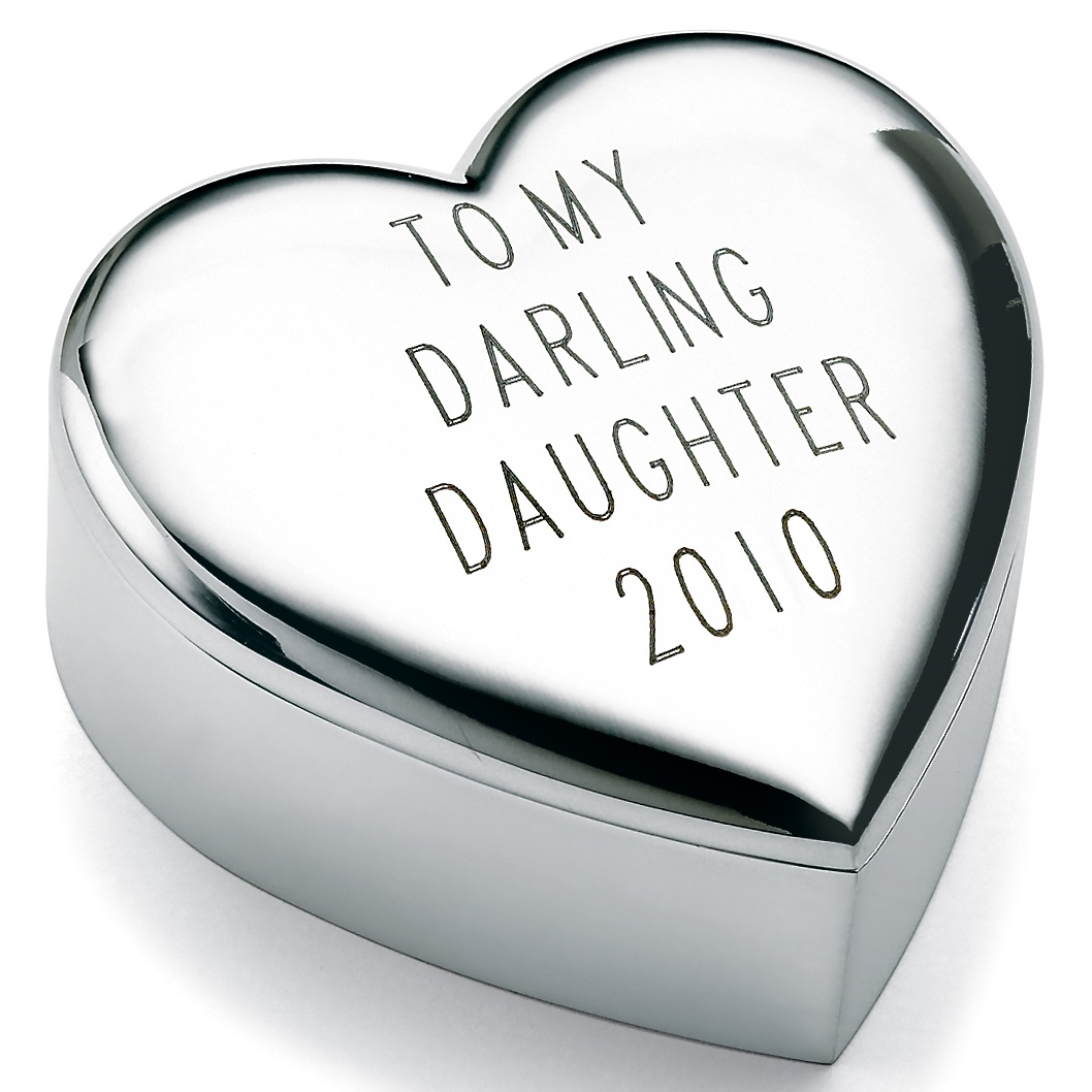 Personalized Heart-Shaped Box