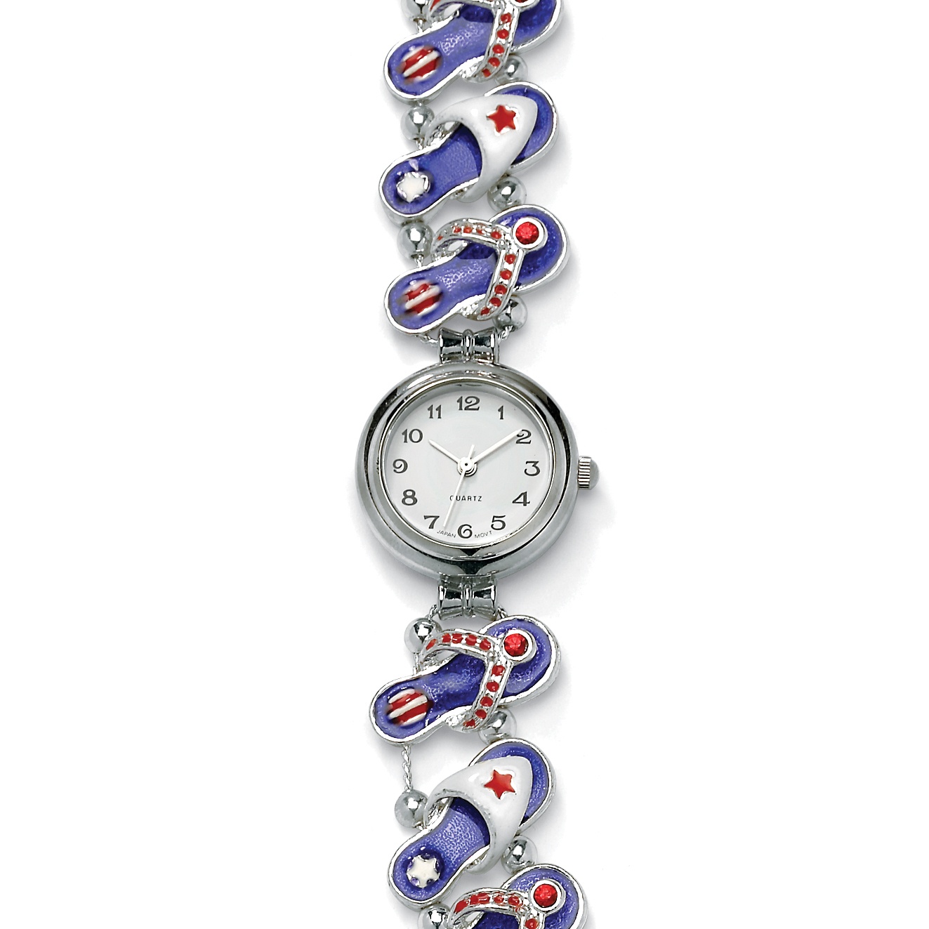 Patriotic Sandal Watch 7 1/4"