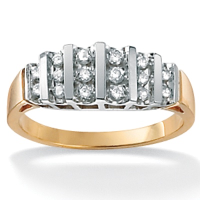 Diamond 10k Channel-Set Ring