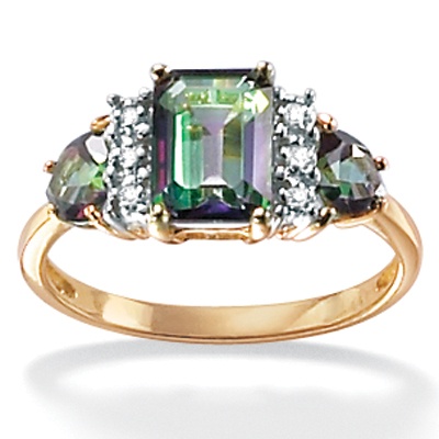 Mystic Topaz 10k Ring