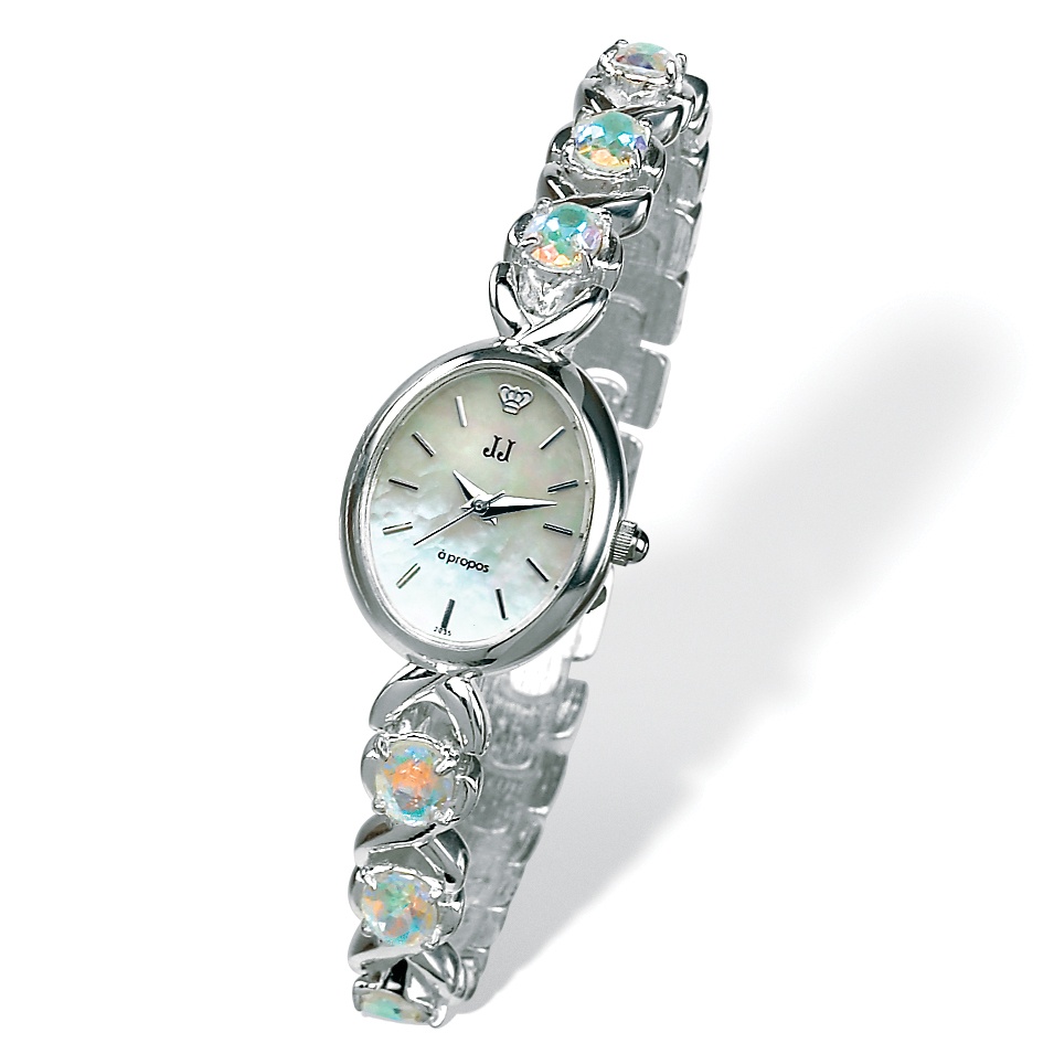 Jules J&uuml;rgensen Rainbow Topaz Watch 7"