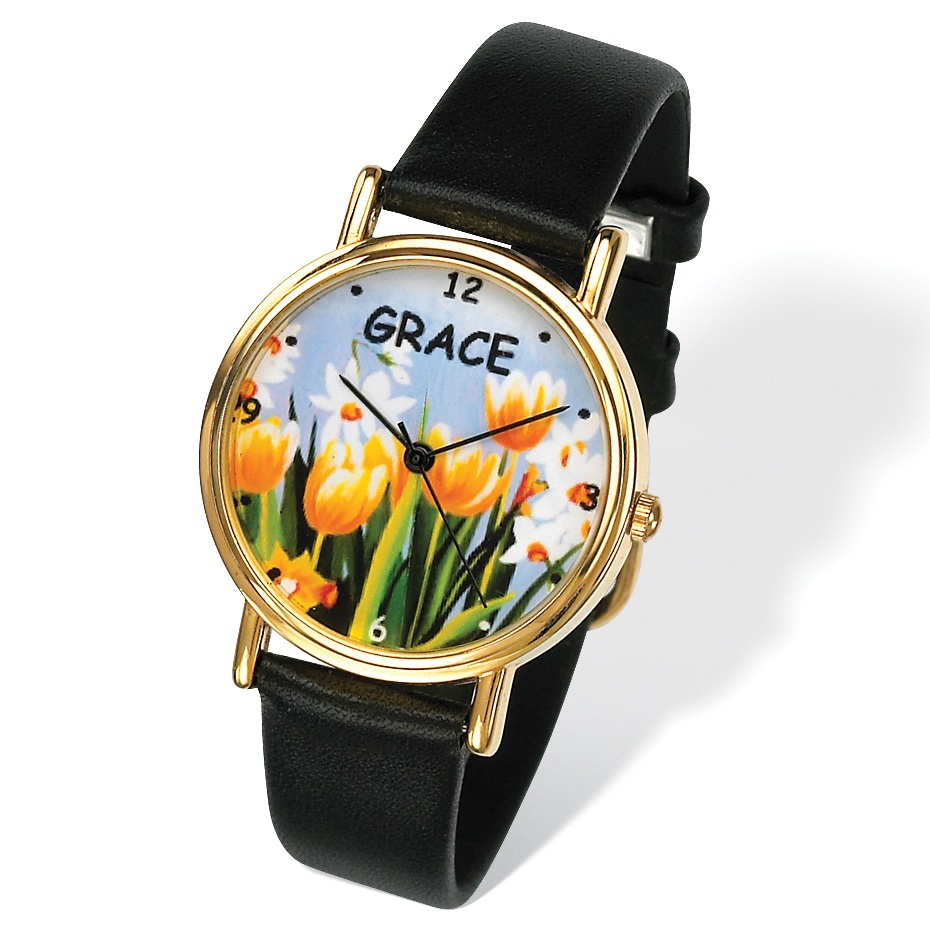 Personalized Flower Watch 7"