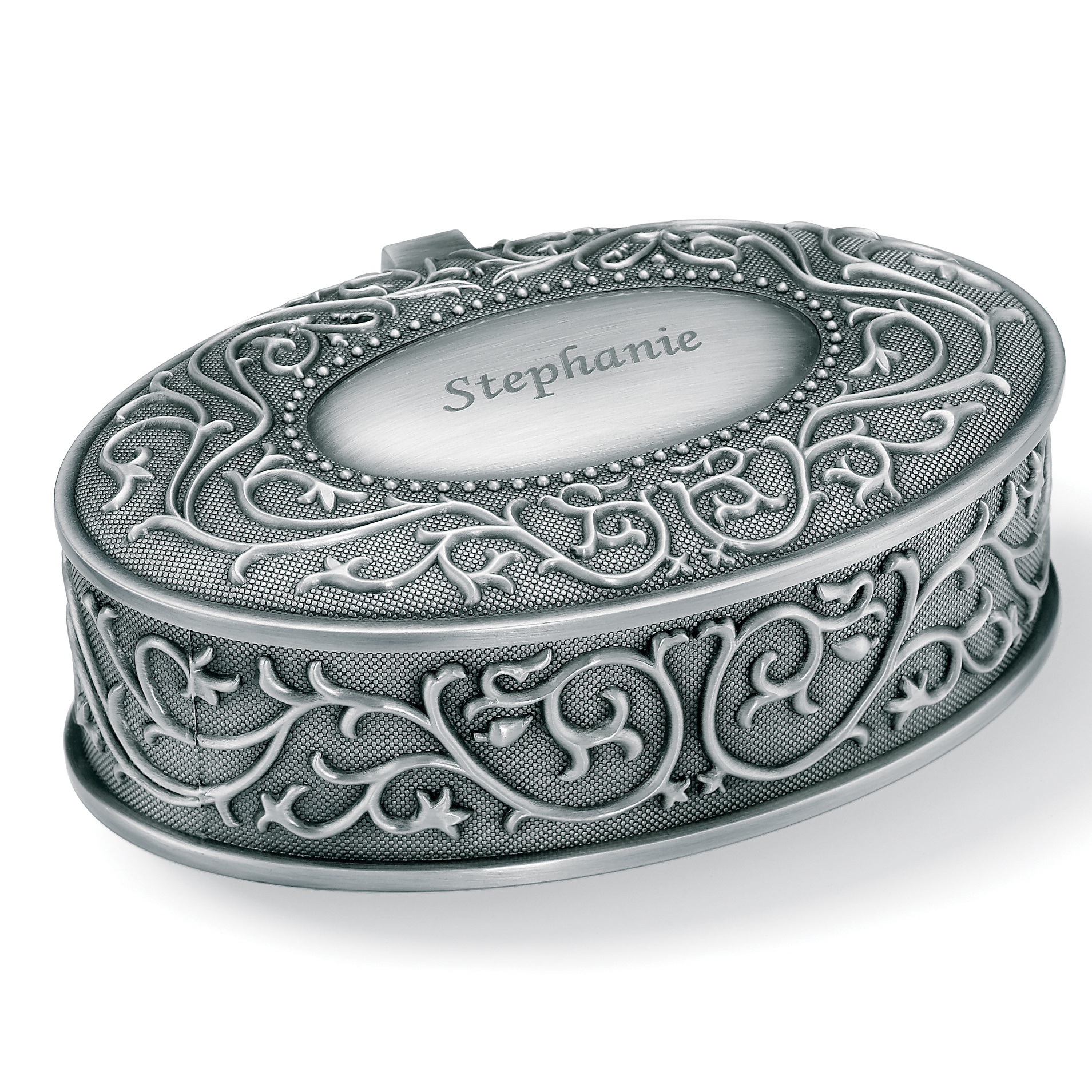 Pewter Trinket Box