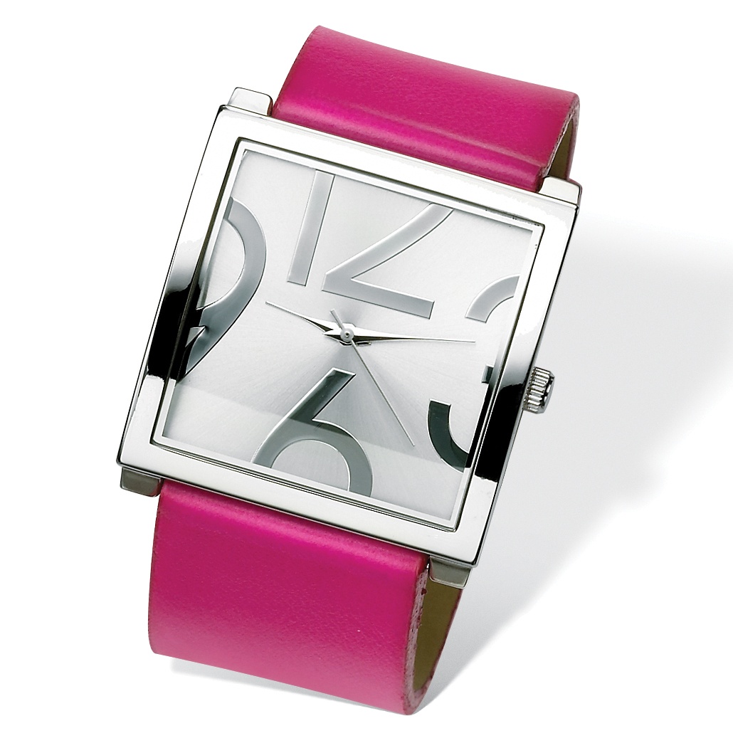 Square Hot Pink Watch
