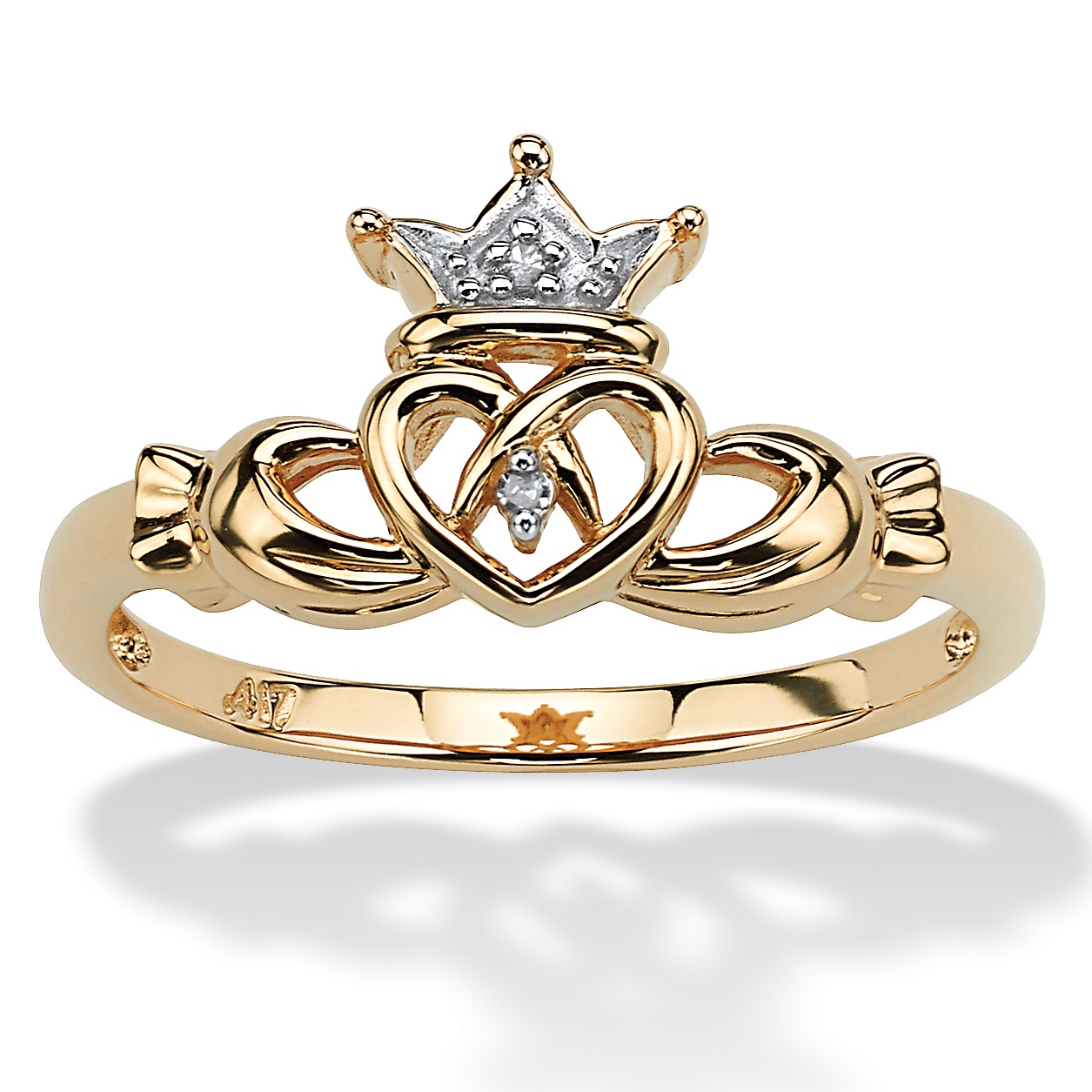 10k Gold Claddagh Ring