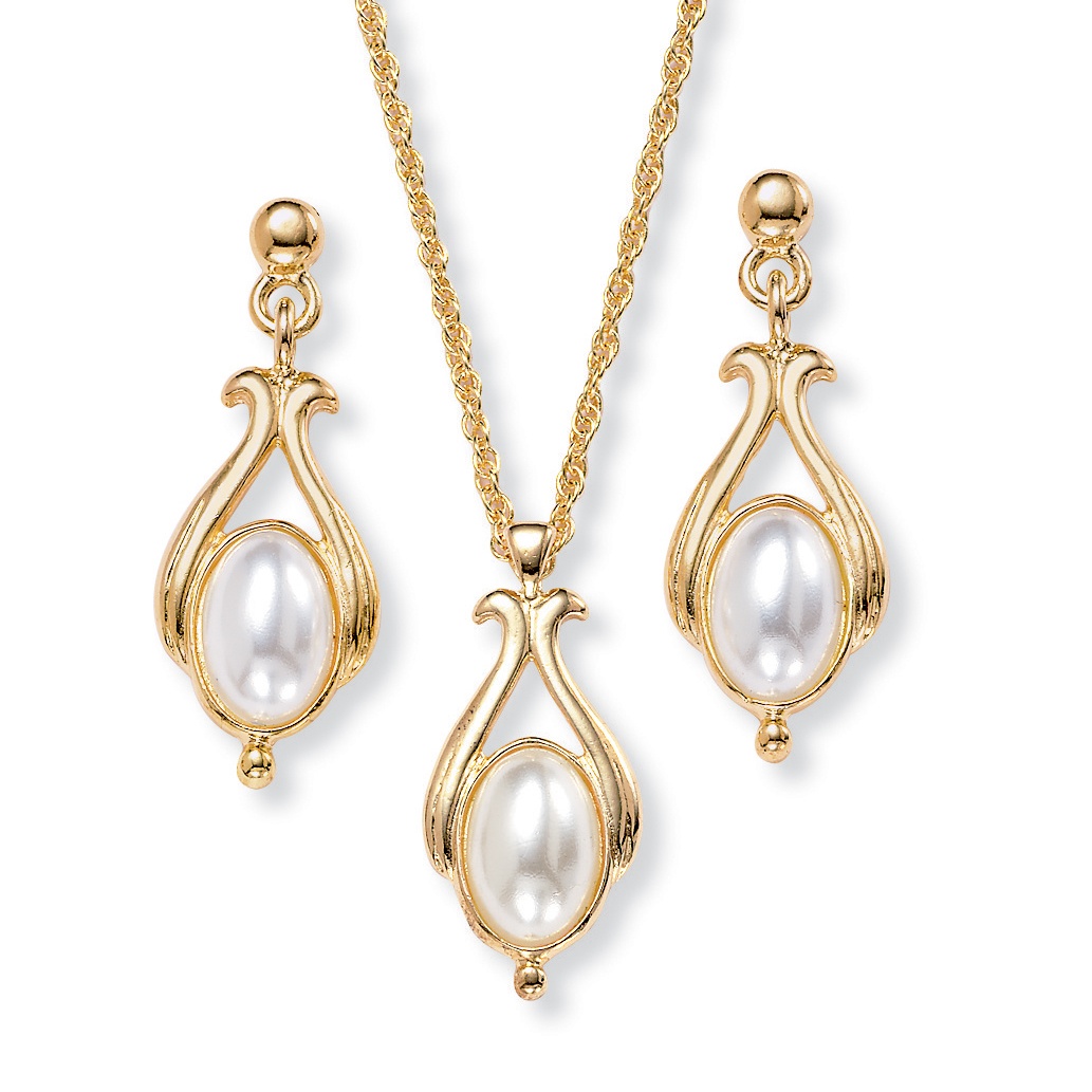 2-Piece Sim. Pearl Set