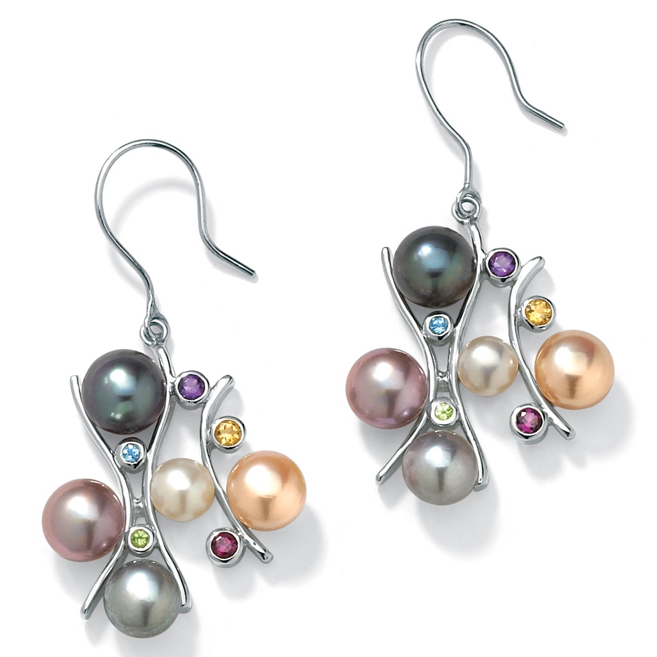 Freshwater Pearl Silver Earrings
