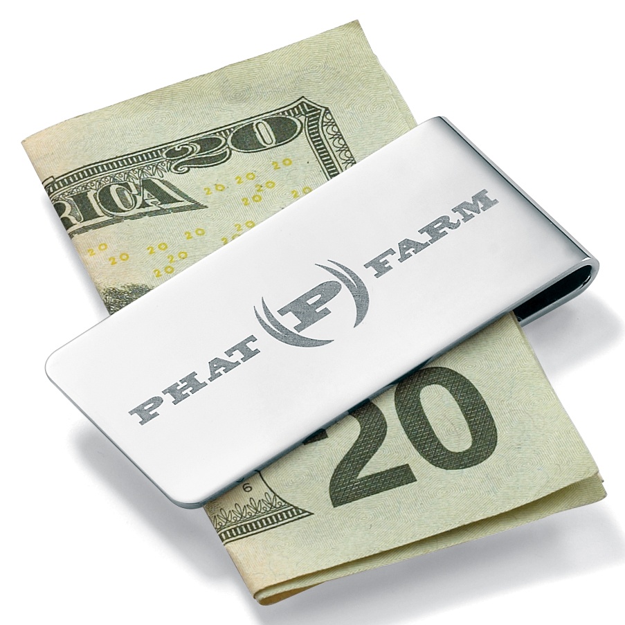 Men's Stainless Steel Phat Farm Money Clip