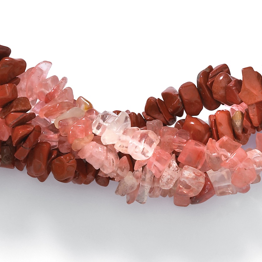 Quartz Nugget Necklace 16"-18"