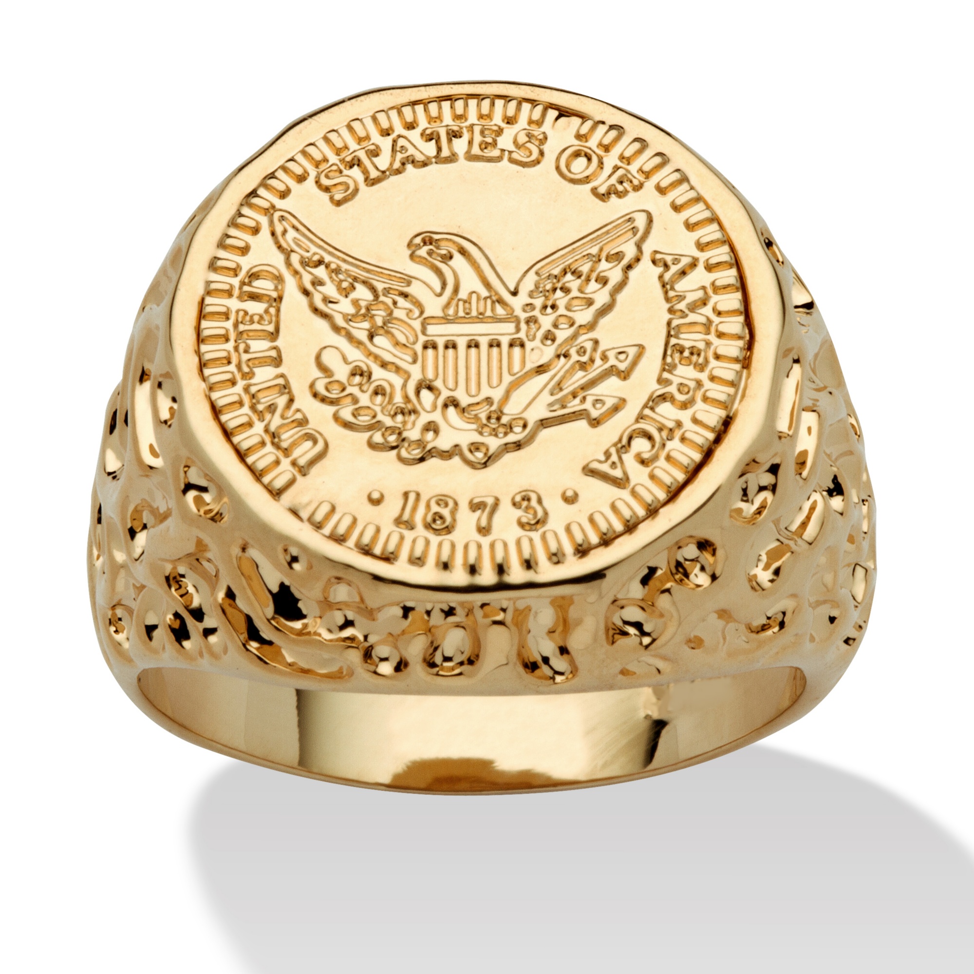 Men's Eagle Coin Ring