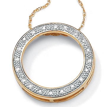 Diamond 10k Gold Pendant