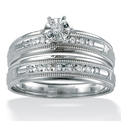 2-Piece Diamond 10k Bridal Set