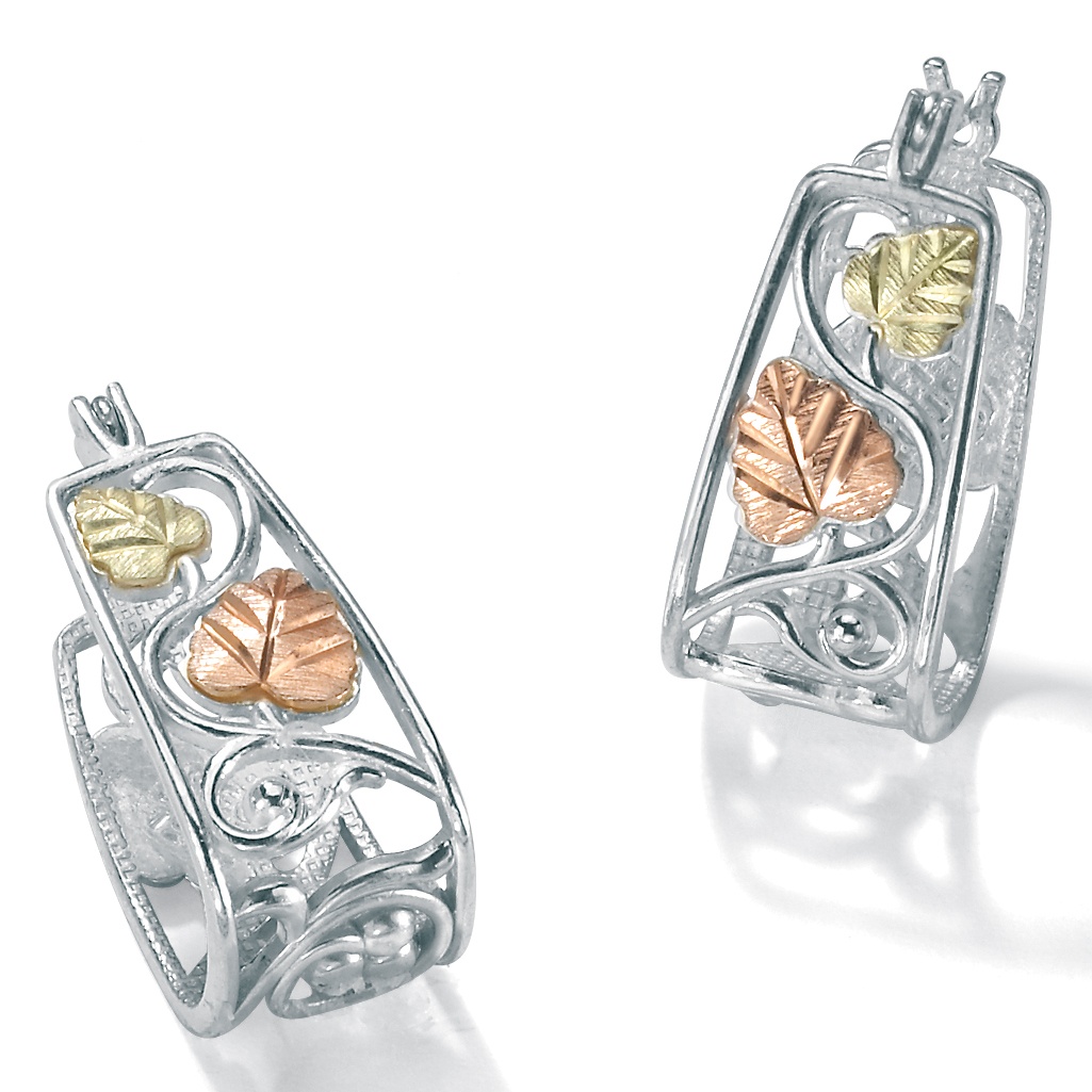 Silver/Gold Black Hills Earrings