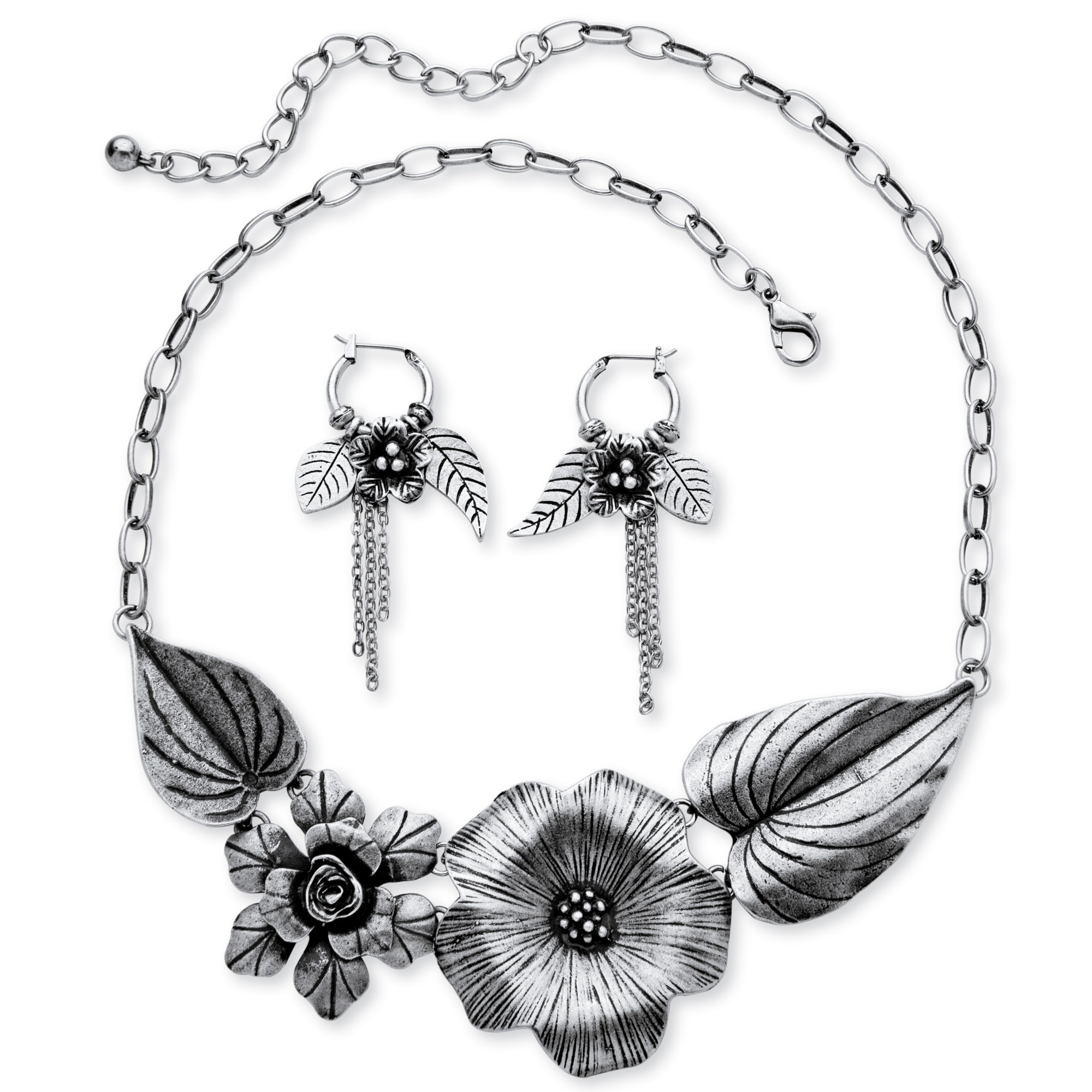 2-Piece Flower & Leaf Set