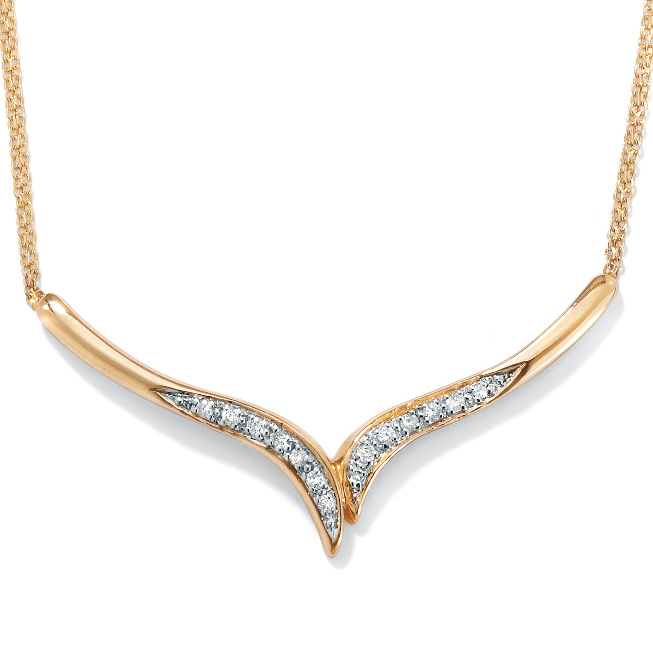 Diamond Accent 10k Necklace 16"