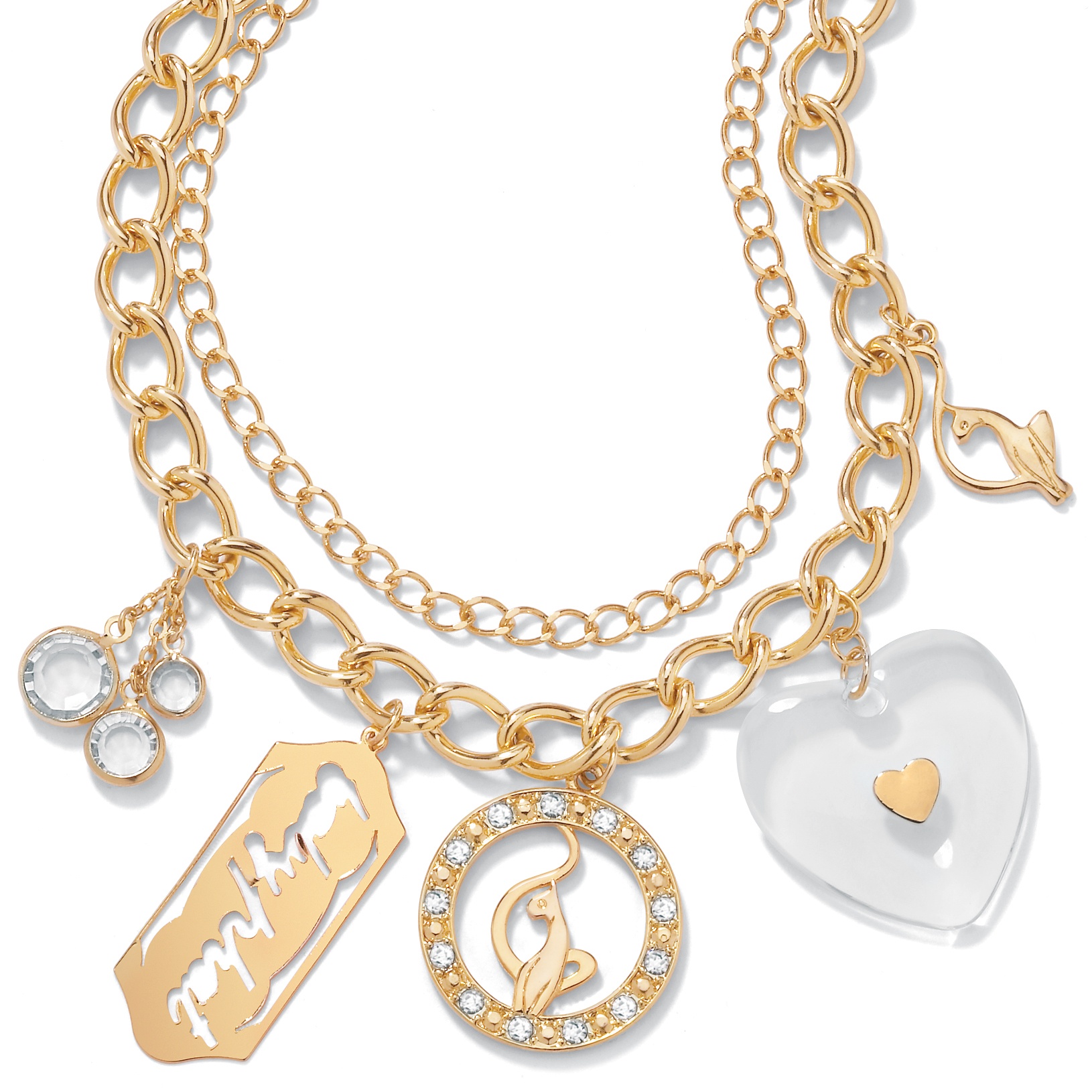 Baby Phat Charm Necklace 18"