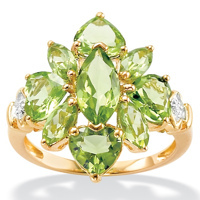 Peridot 10k Gold Ring