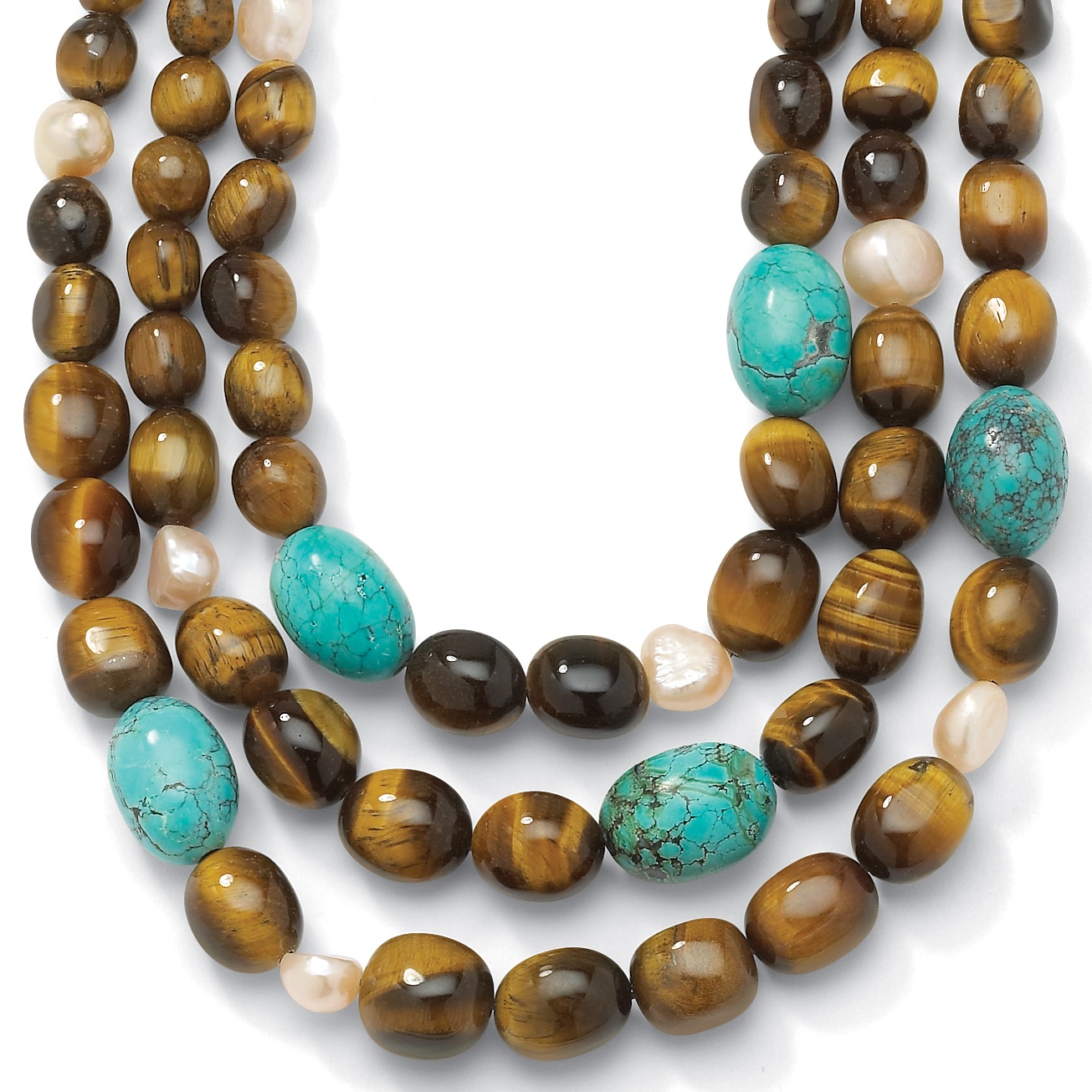 Tiger's-Eye Silver Necklace
