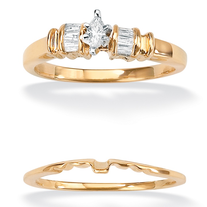 2-Piece Diamond 14k Wedding Set