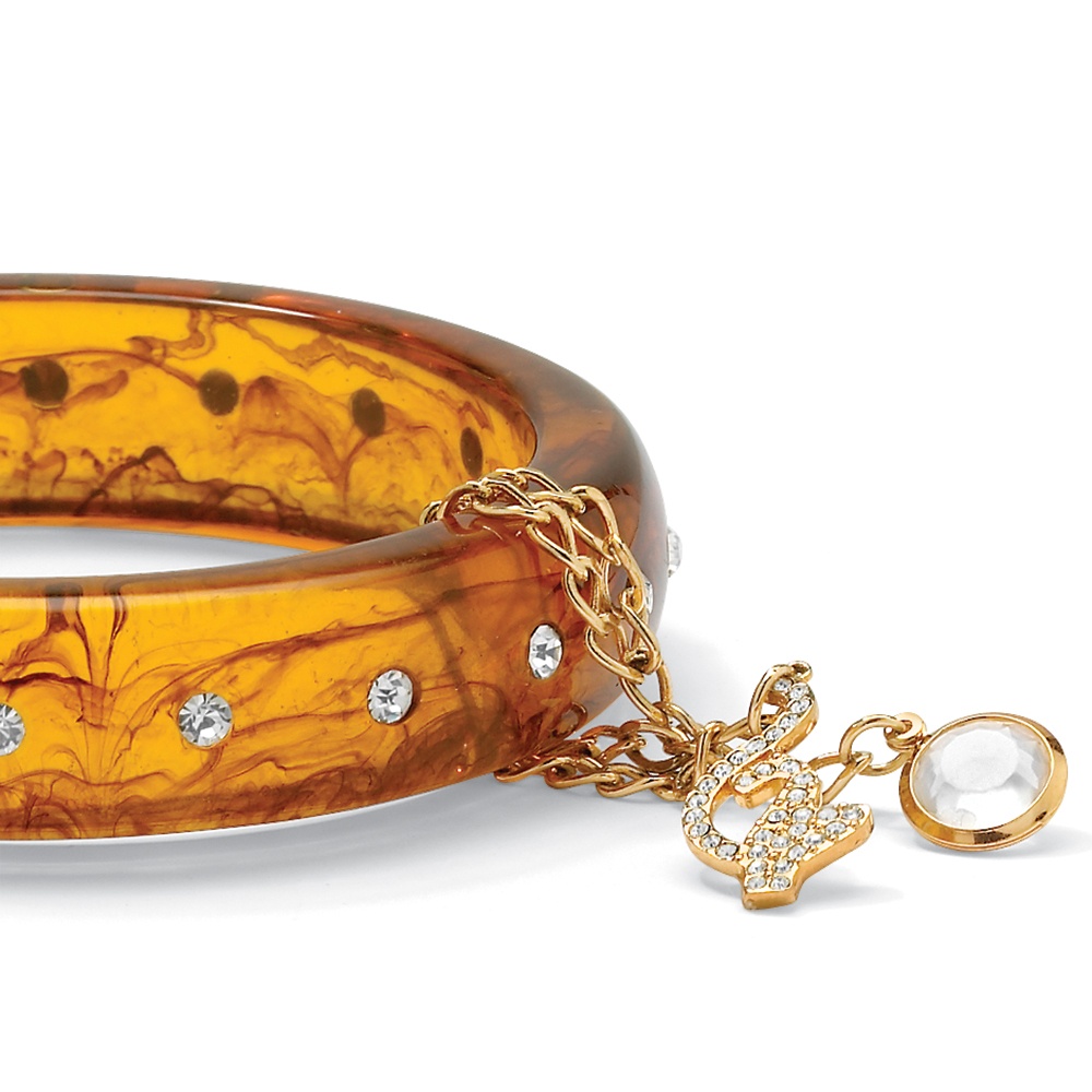 Baby Phat Brown Bangle Bracelet 8"