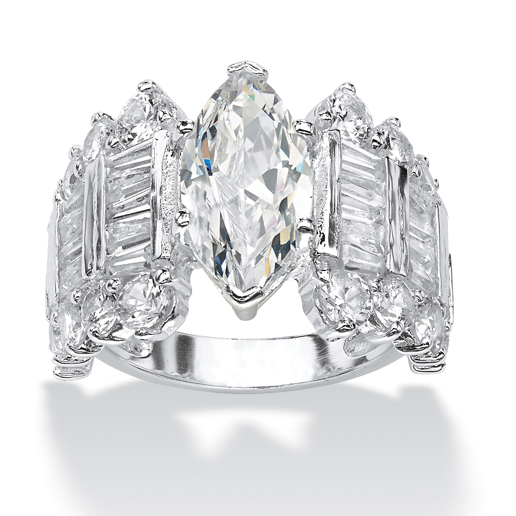 DiamonUltra&trade; CZ Dazzle Ring