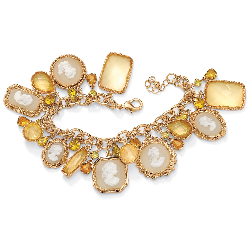 Cameo Charm Bracelet 7 1/2"-8 1/2"