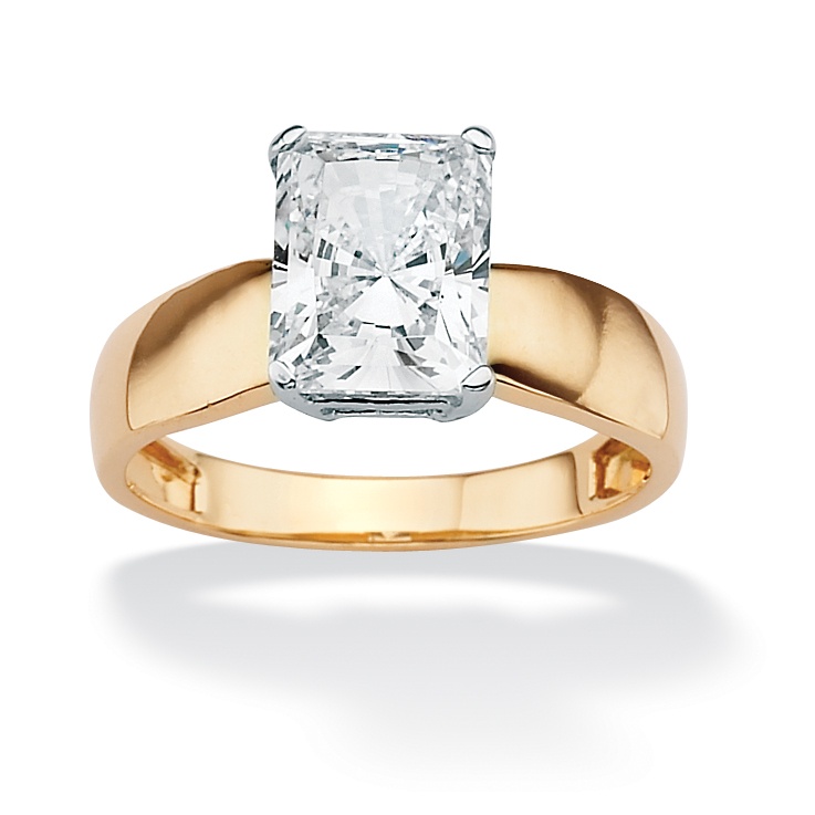10k Gold DiamonUltra&trade; CZ Women's Ring
