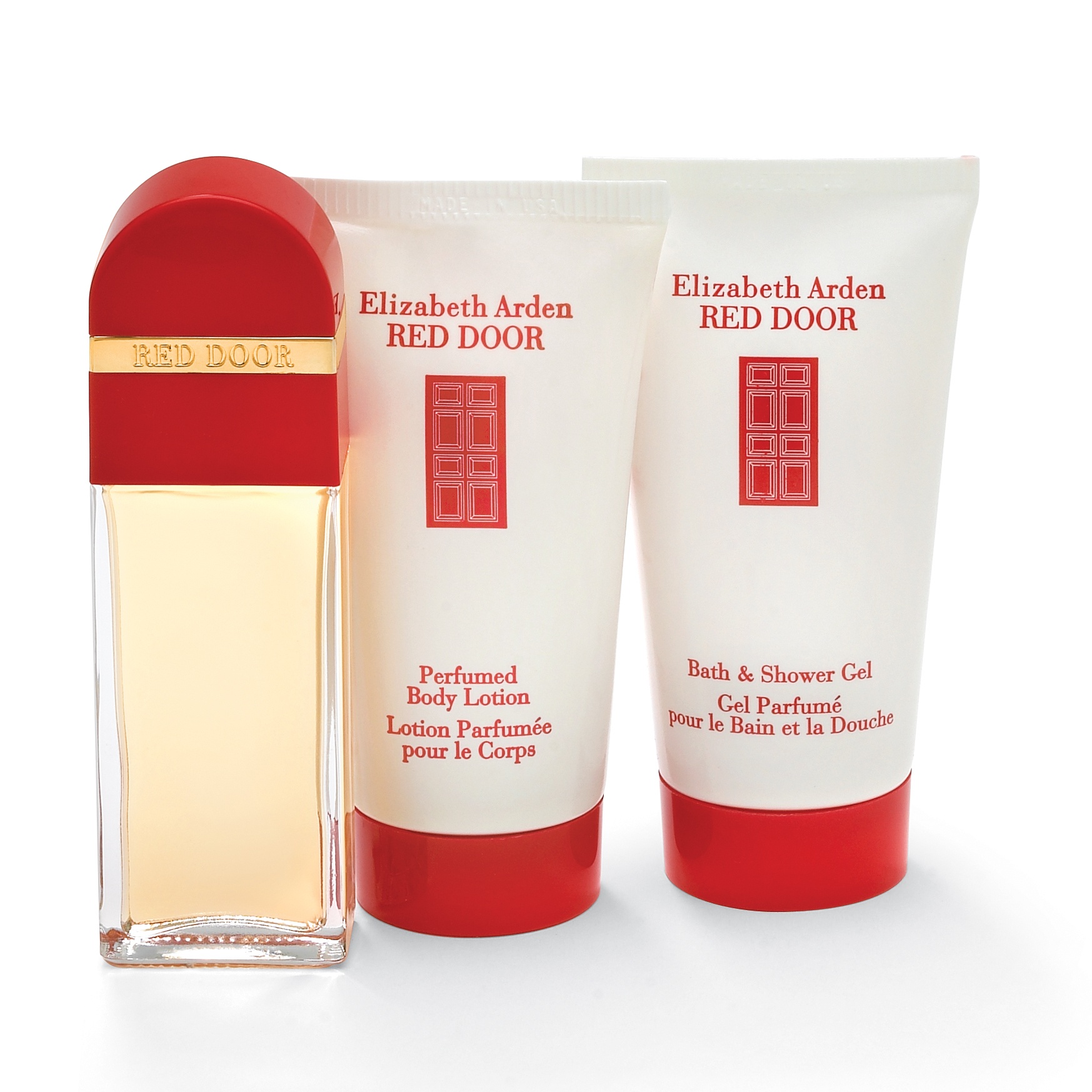 Perfume Gift Set Ladies Fragrances Red Door by Elizabeth Arden 3-Piece Gift Set