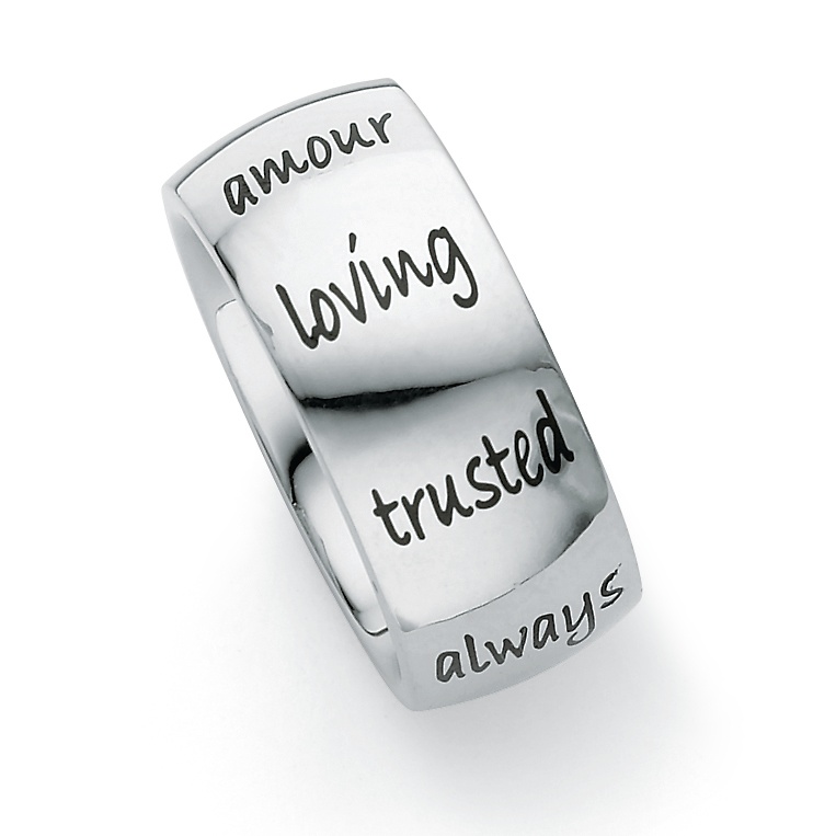 Stainless Steel Tailored Women's Ring