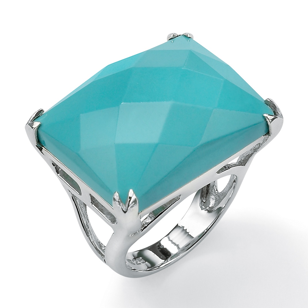 Sterling Silver Viennese Turquoise Women's Ring