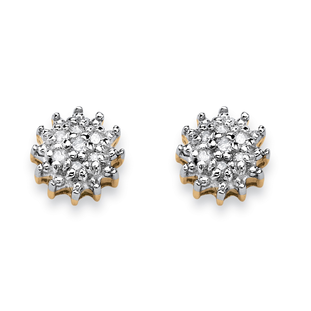 10K Gold Diamond Earrings