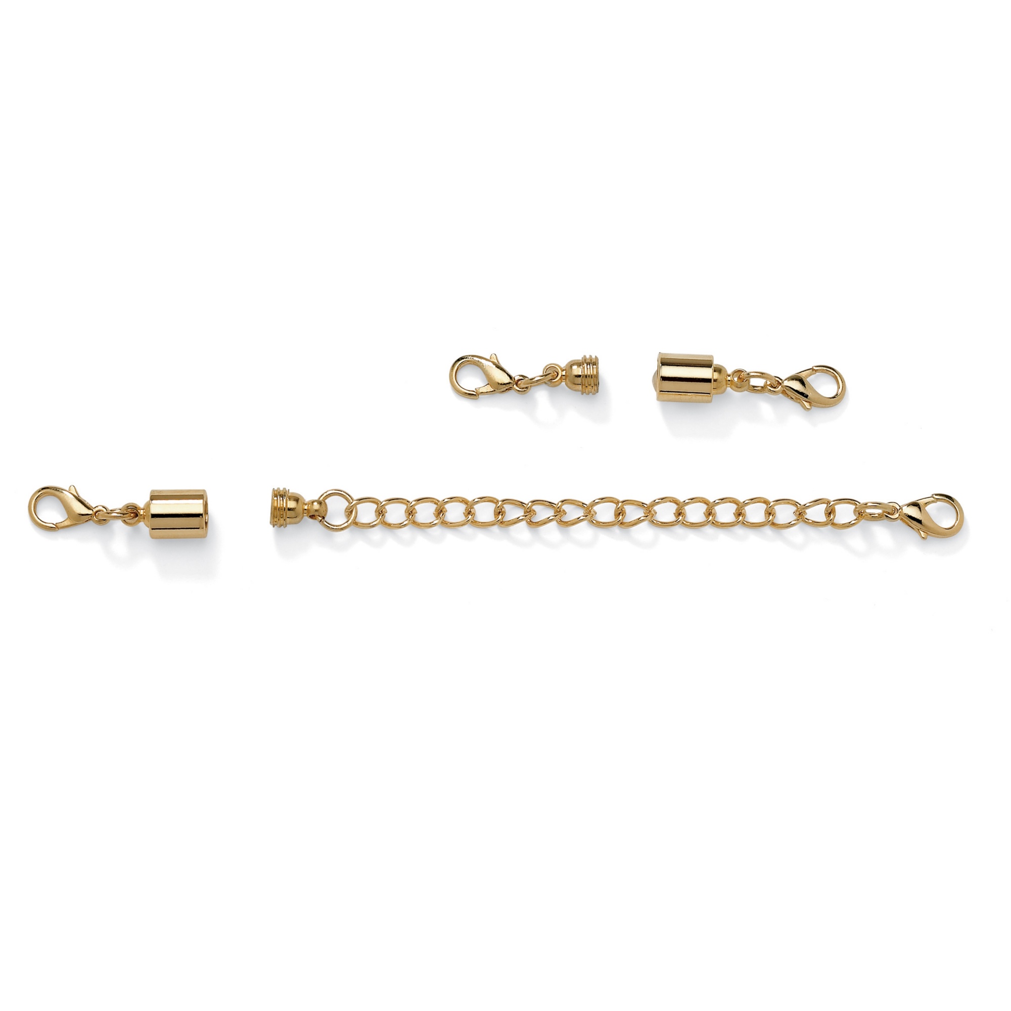 Goldtone Magnetic Clasps and Chain Extender Set
