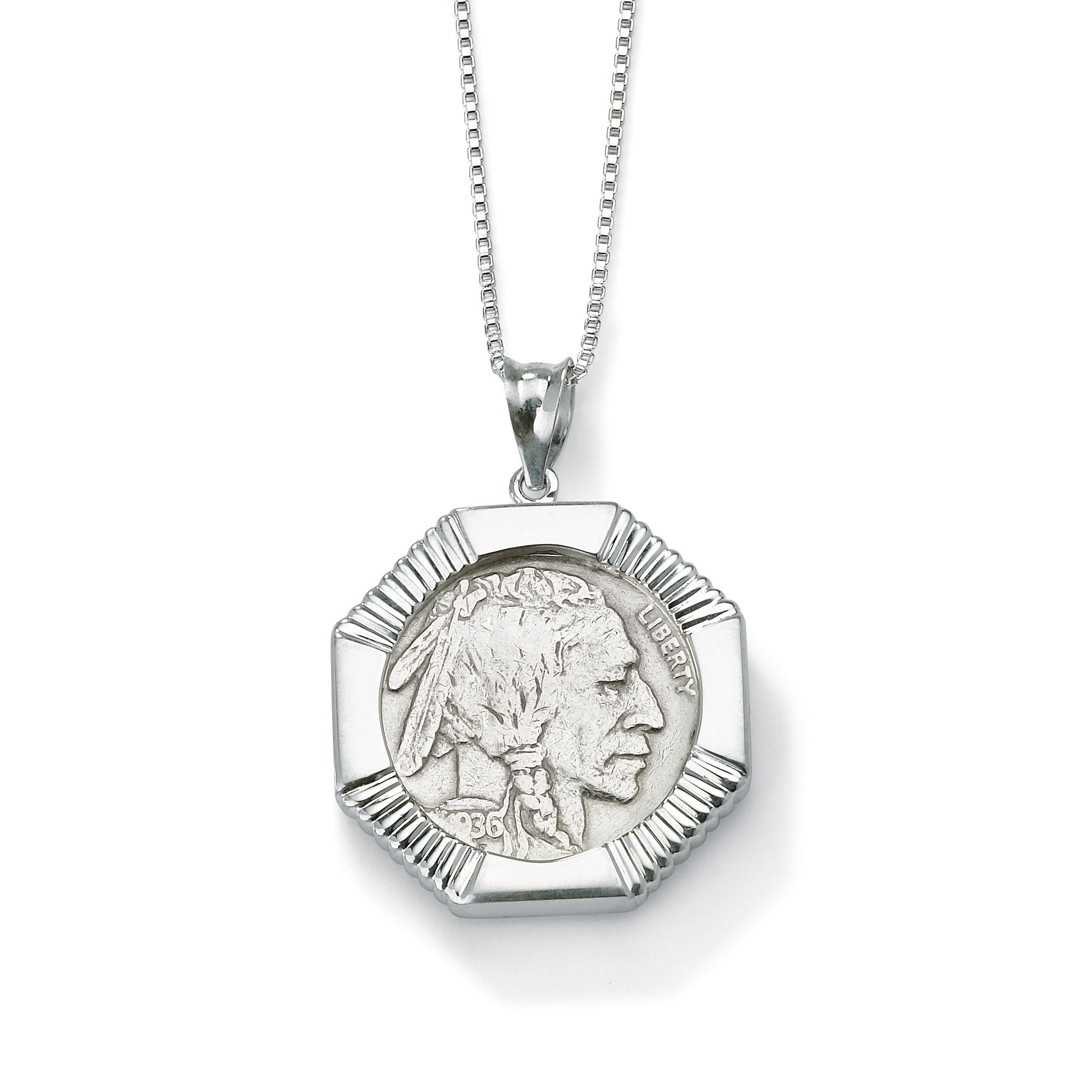 Sterling Silver Tailored Men's Pendant