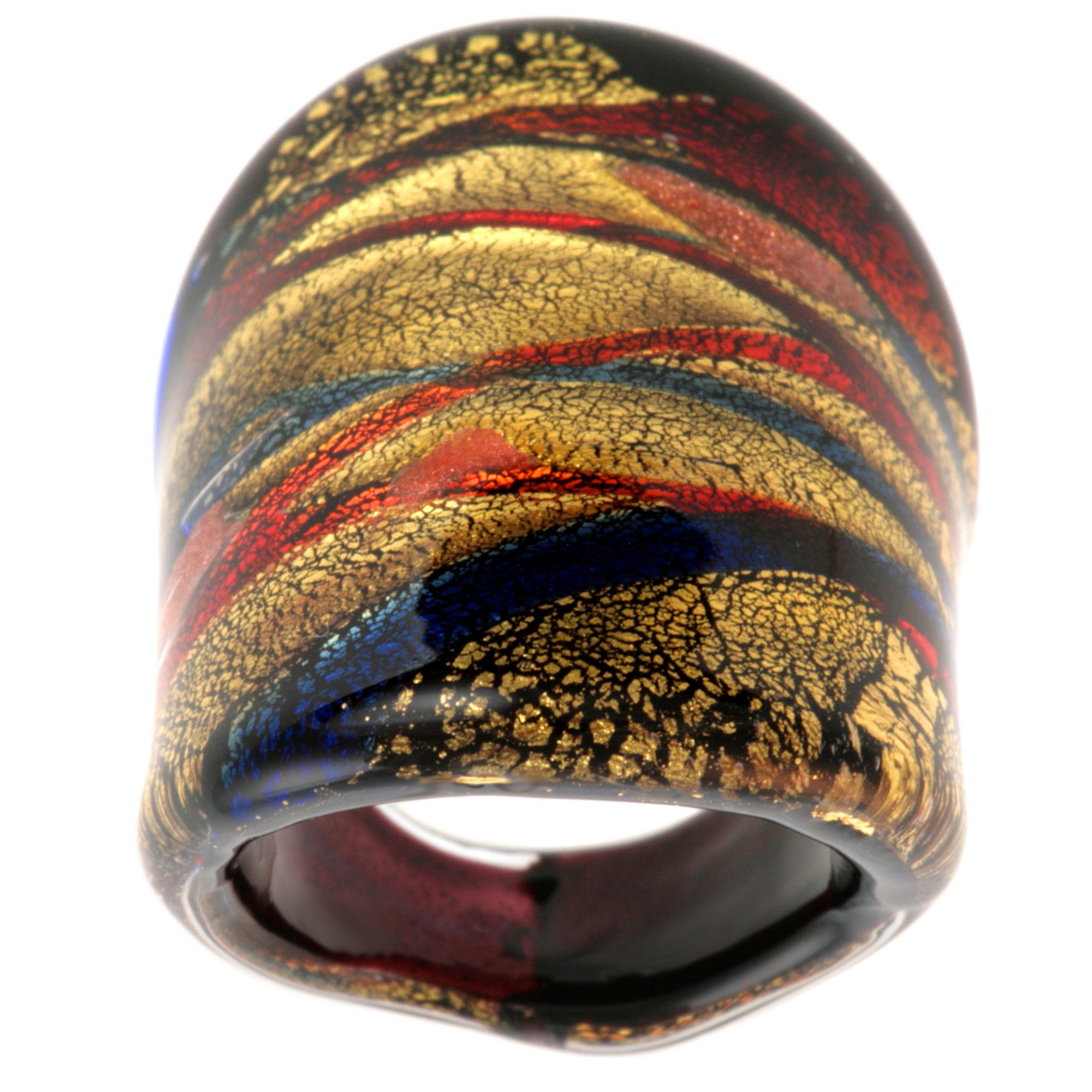 Genuine Venetiaurum Murano Glass Ring