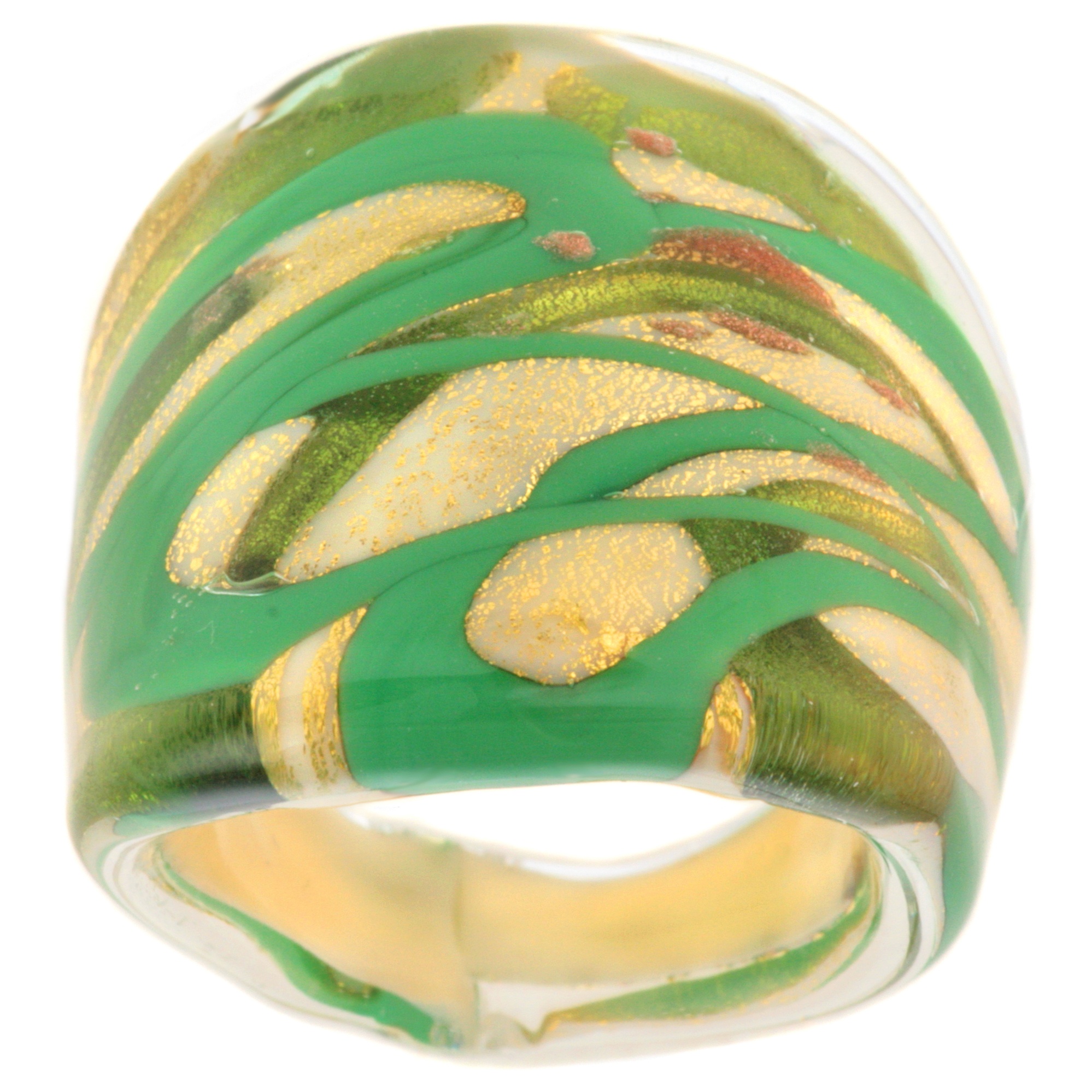 Genuine Venetiaurum Murano Glass Ring