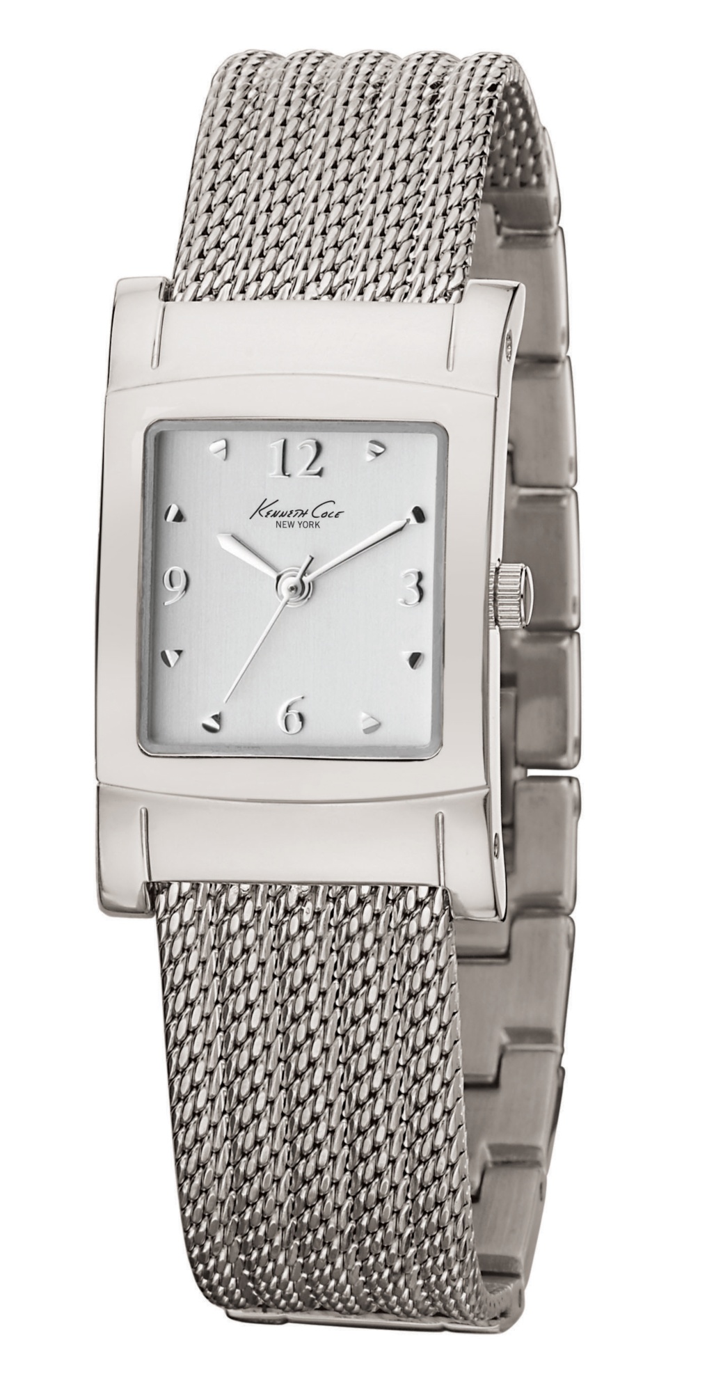 Silvertone Kenneth Cole Mesh Watch
