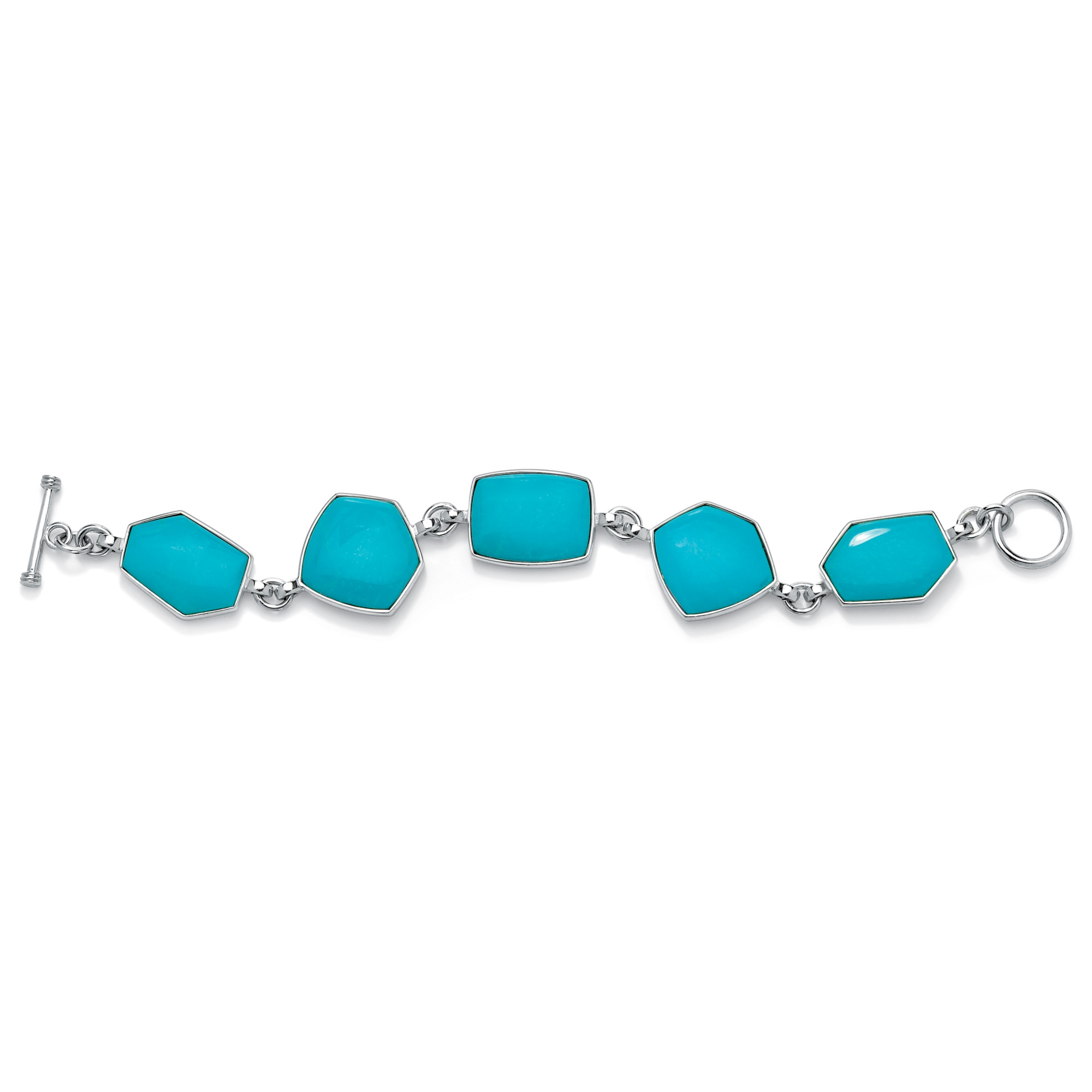 Sterling Silver Viennese Turquoise Bracelet