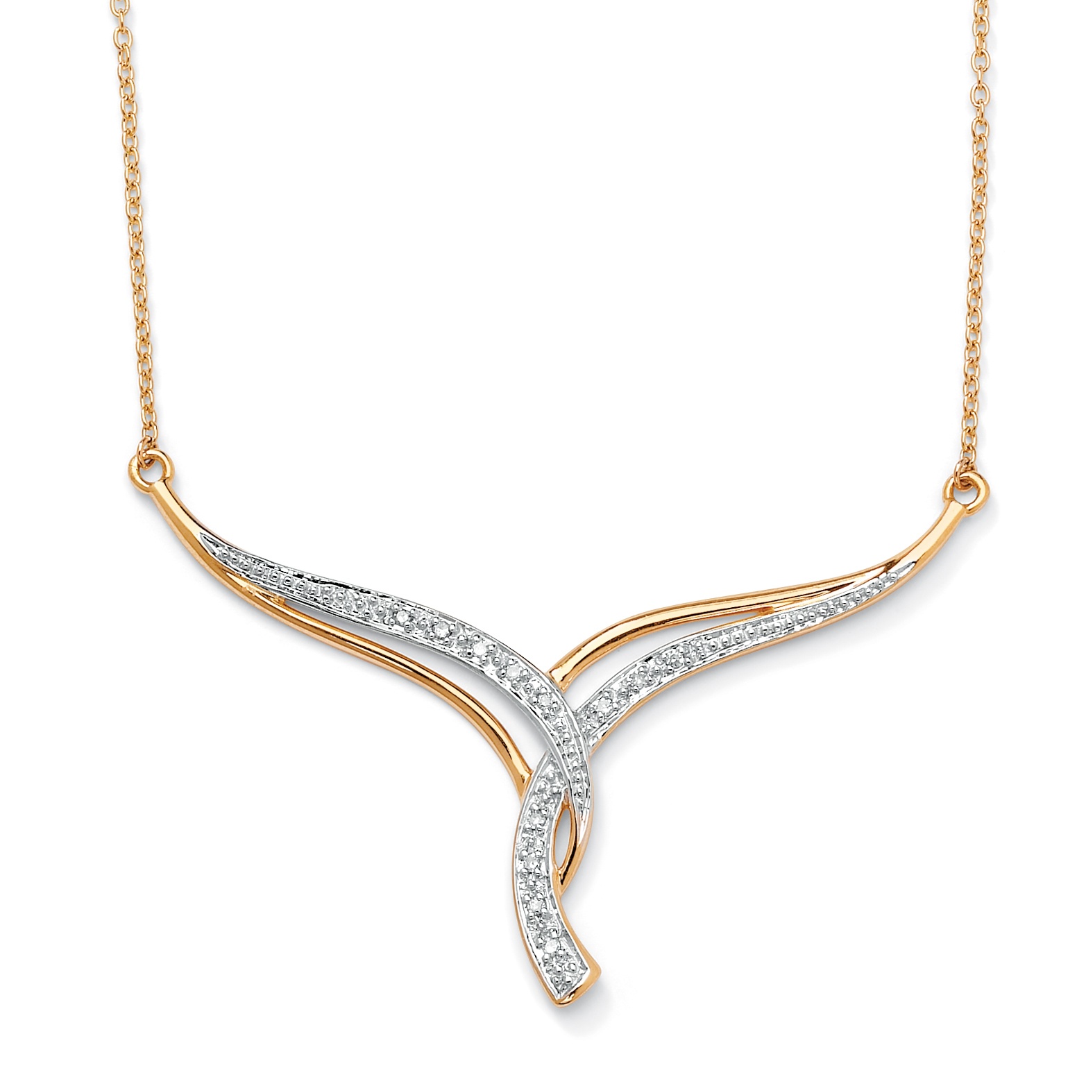 10k Gold Diamond Necklace