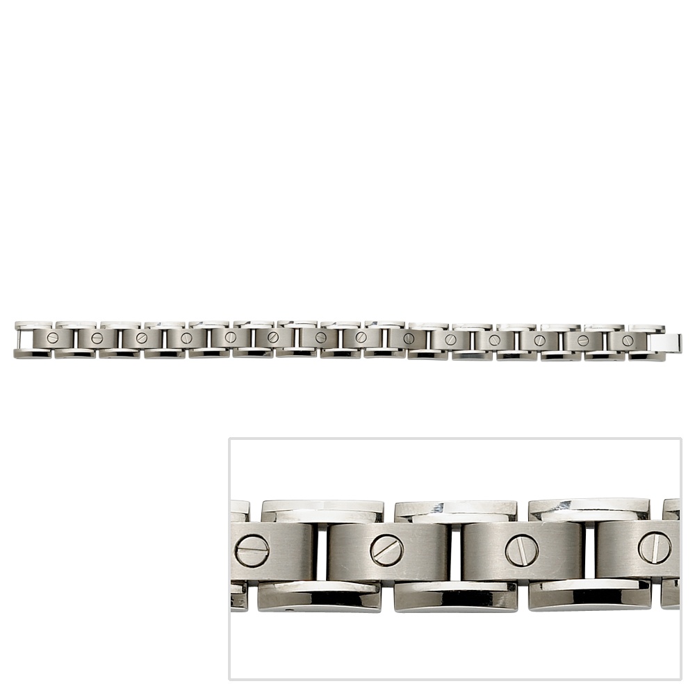 Stainless Steel Designer-Inspired Men's Link Bracelet