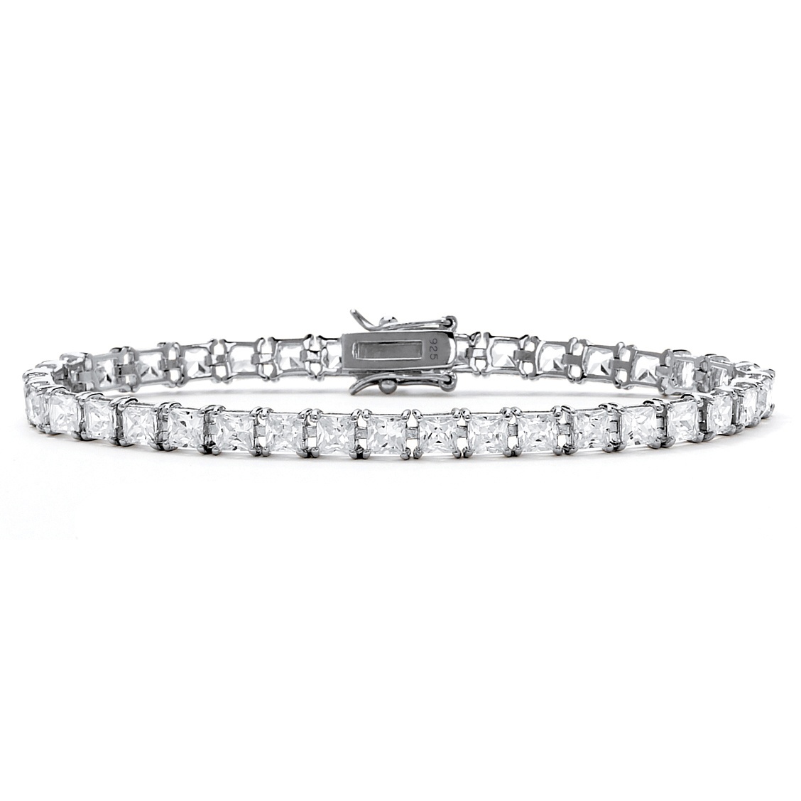 Sterling Silver DiamonUltra&trade; Cubic Zirconia Bracelet(Women's)