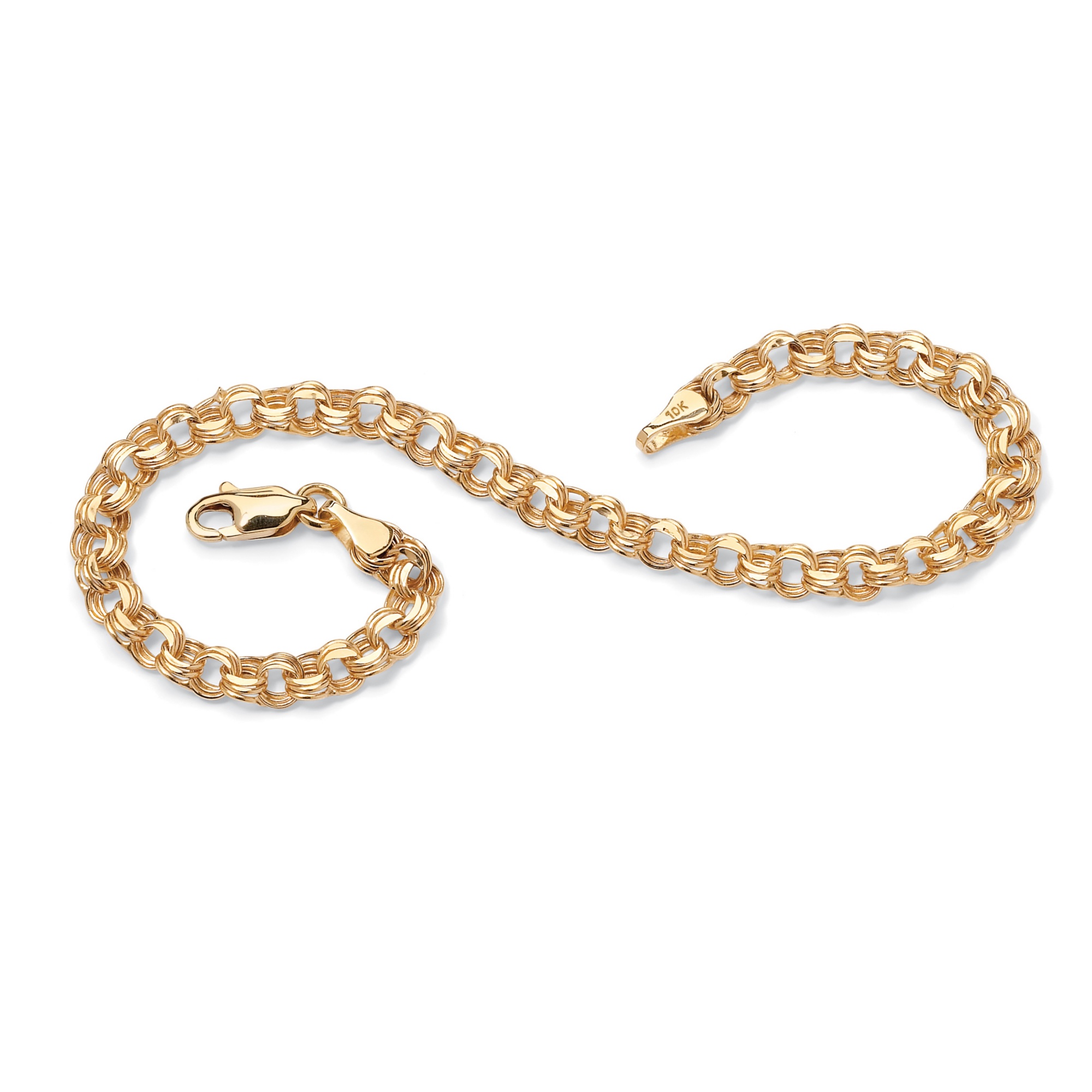 10k Gold Rolo-Link Bracelet