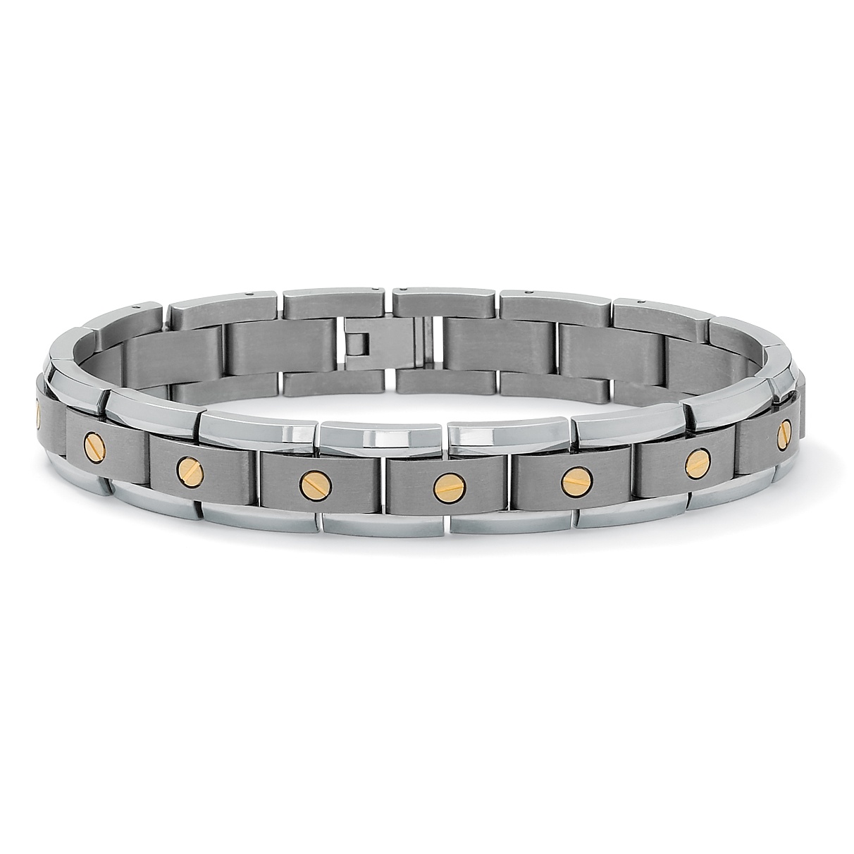Tutone. Stainless Steel Nails Head Bracelet