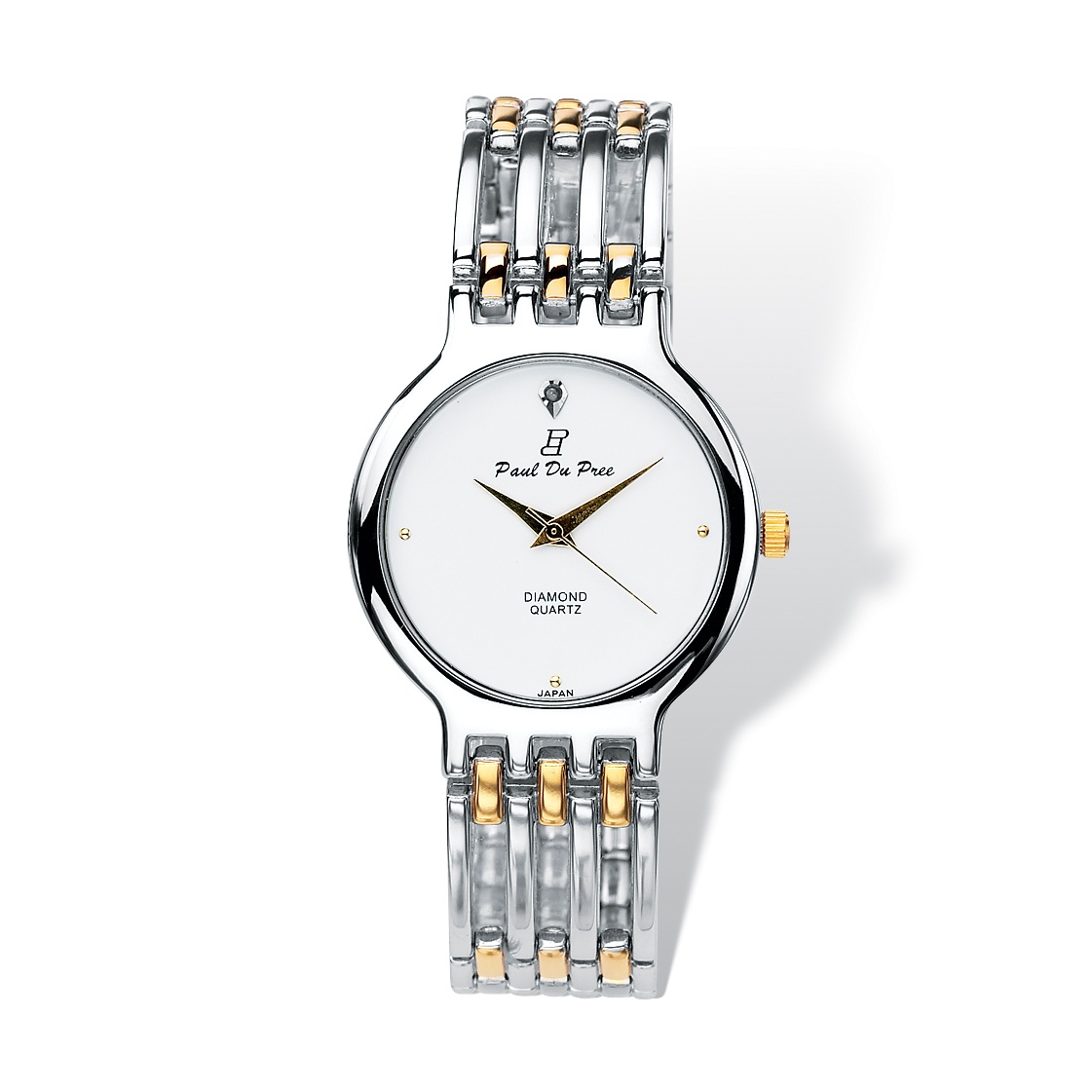 Men's Paul Du Pree by Croton Diamond Accent Marker Panther-Link ...