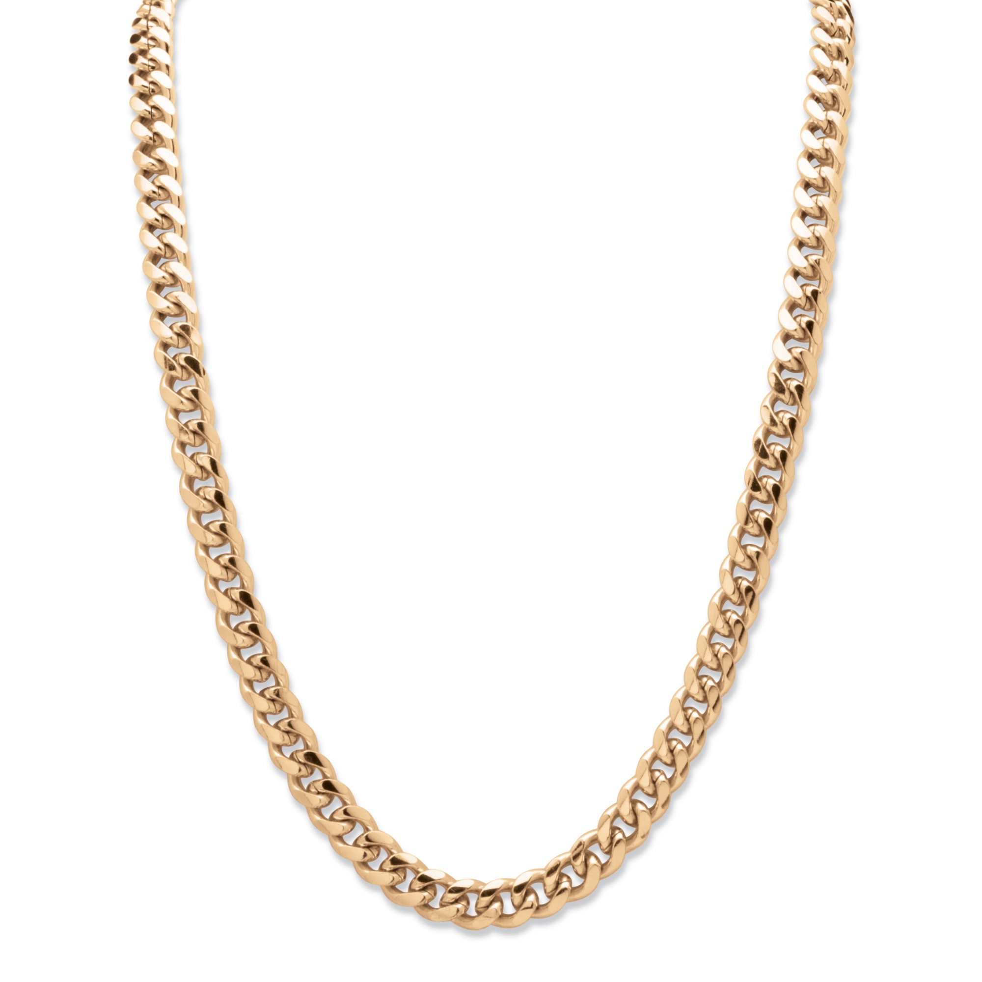 Men's 14k Gold-Plated Curb-Link Necklace 24"