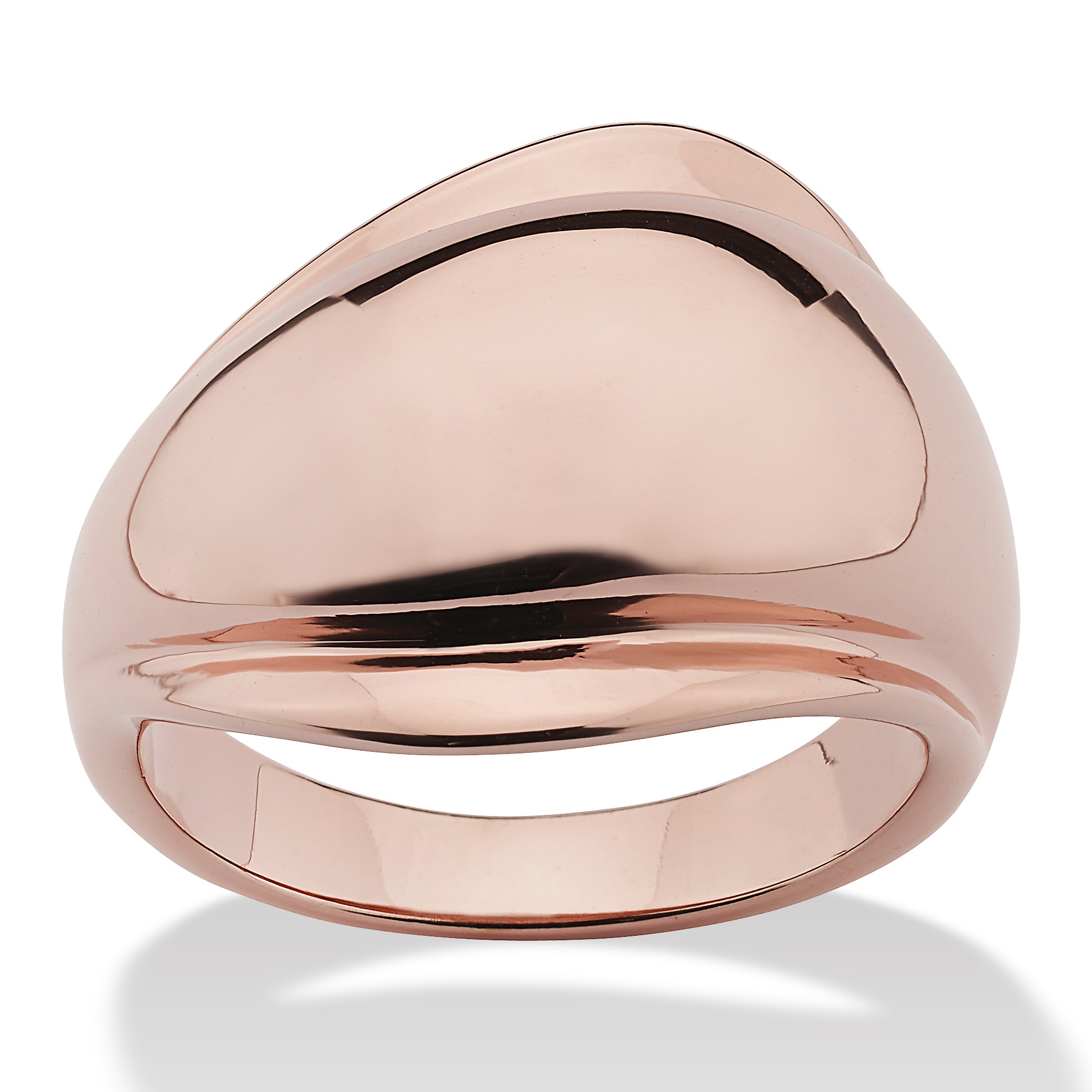 Freeform Ring in Rose Gold-Plated