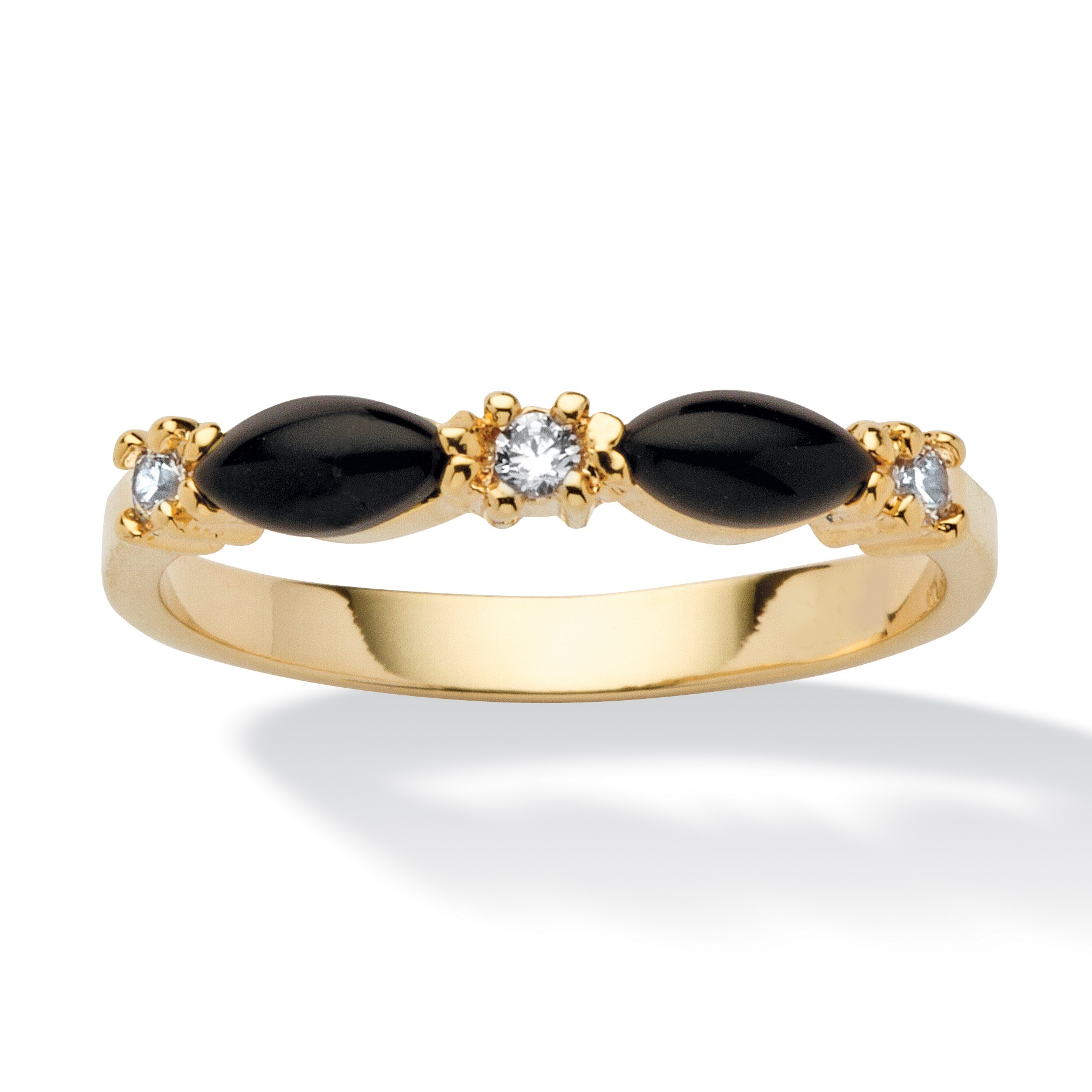 Onyx Crystal Ring