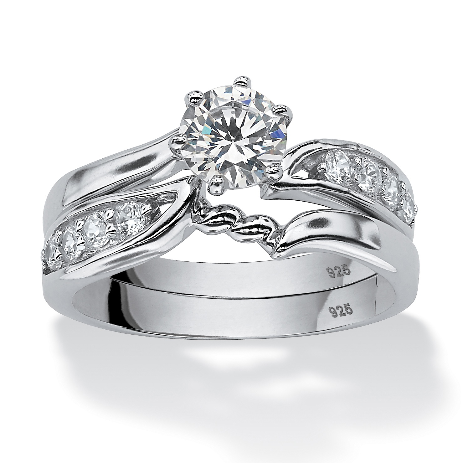 DiamonUltra™ CZ Wedding Set