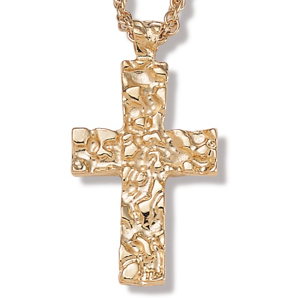 Nugget Cross Pendant