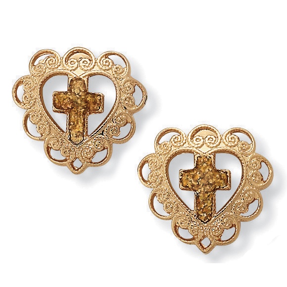 2-Piece Heart Cross Set